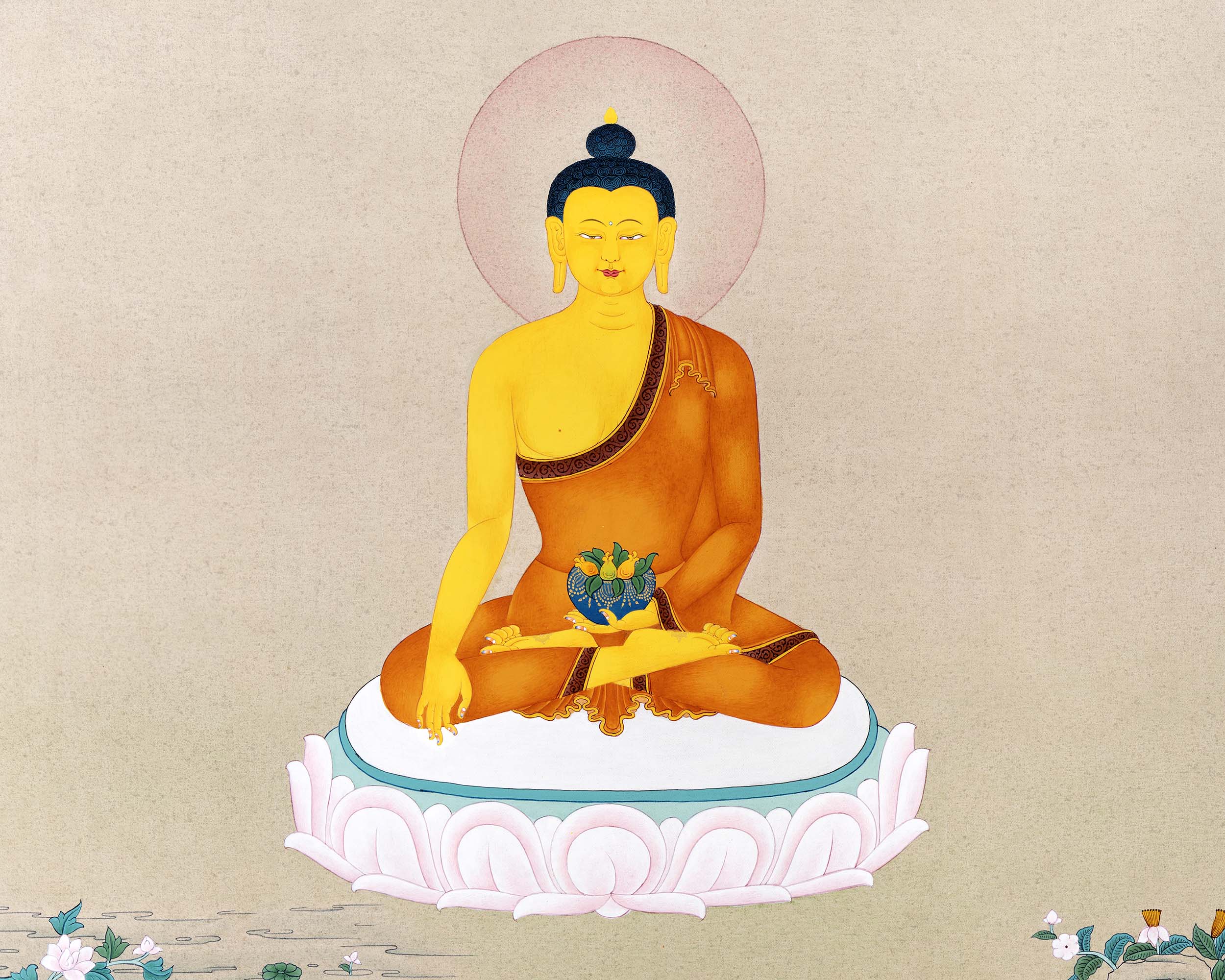 Namo Shakyamuni | Form of Buddha | Tibetan Thangka