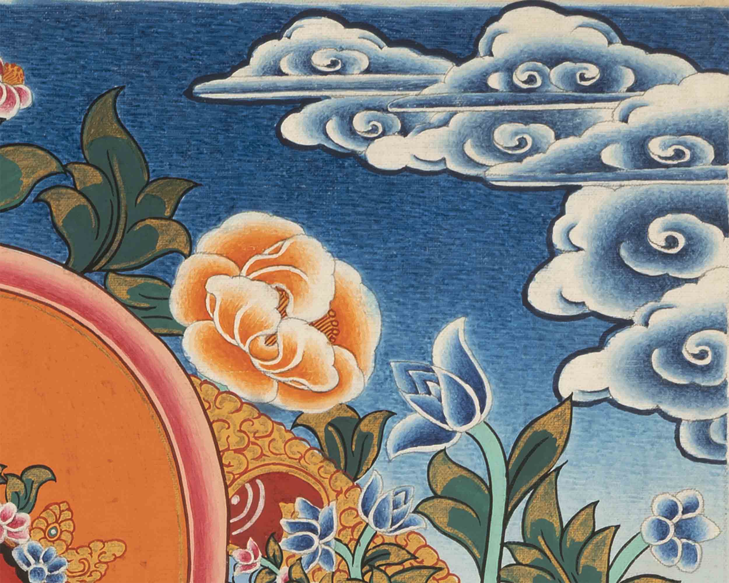 Red Tara Thangka | Tibetan Wall Decoration Painting