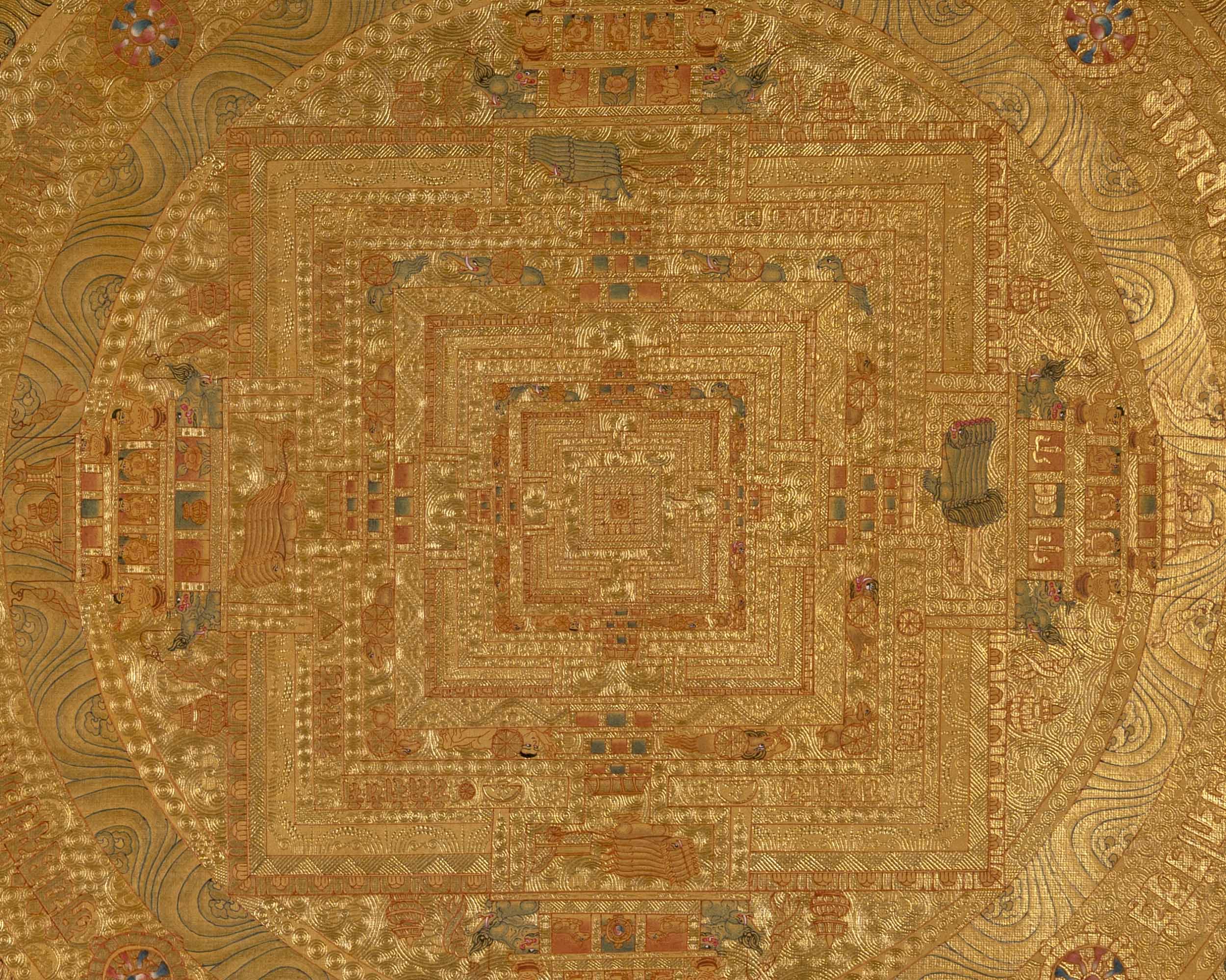 Kalachakra Mandala Thangka Painting | Mandala Design