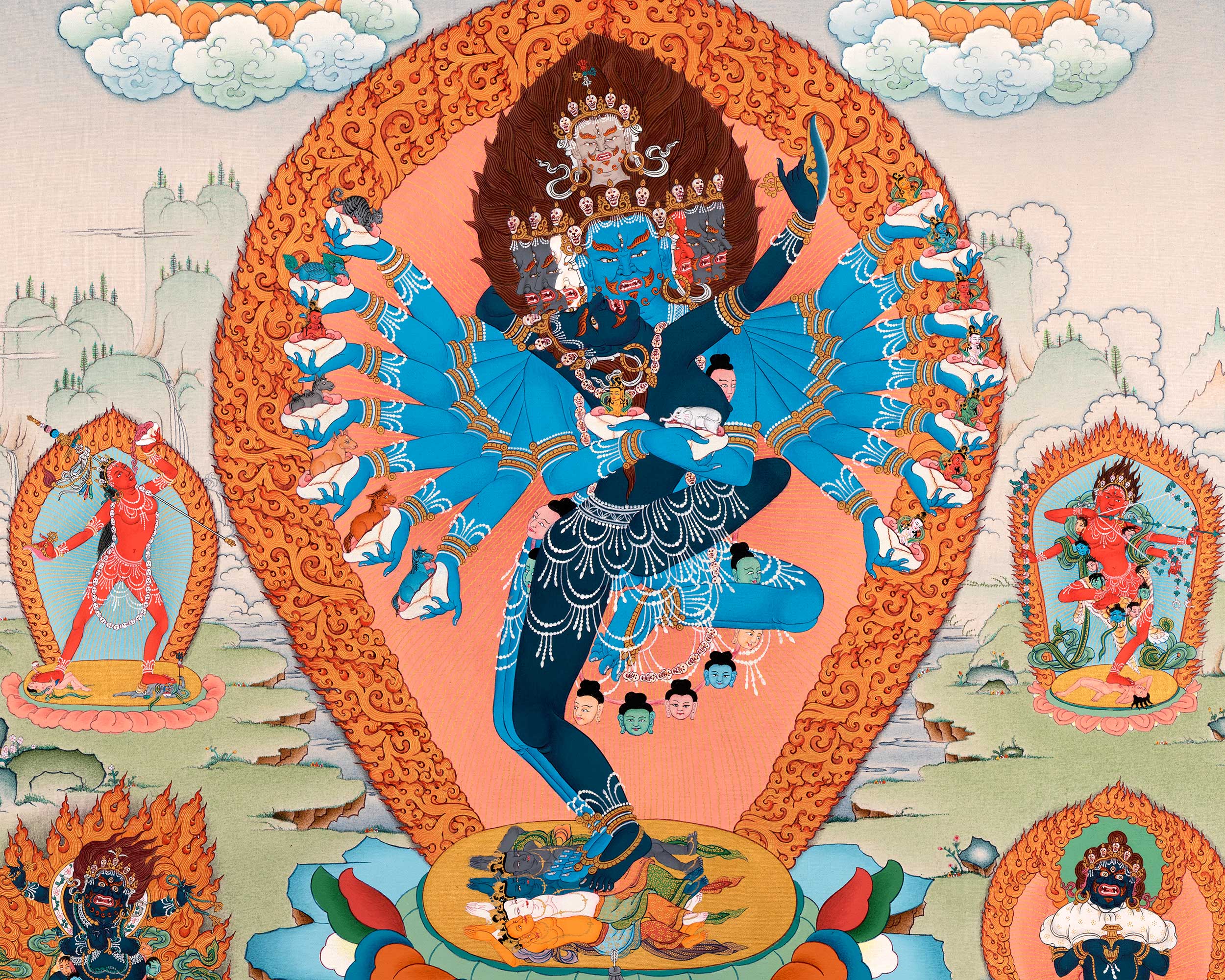 hevajra thangka print