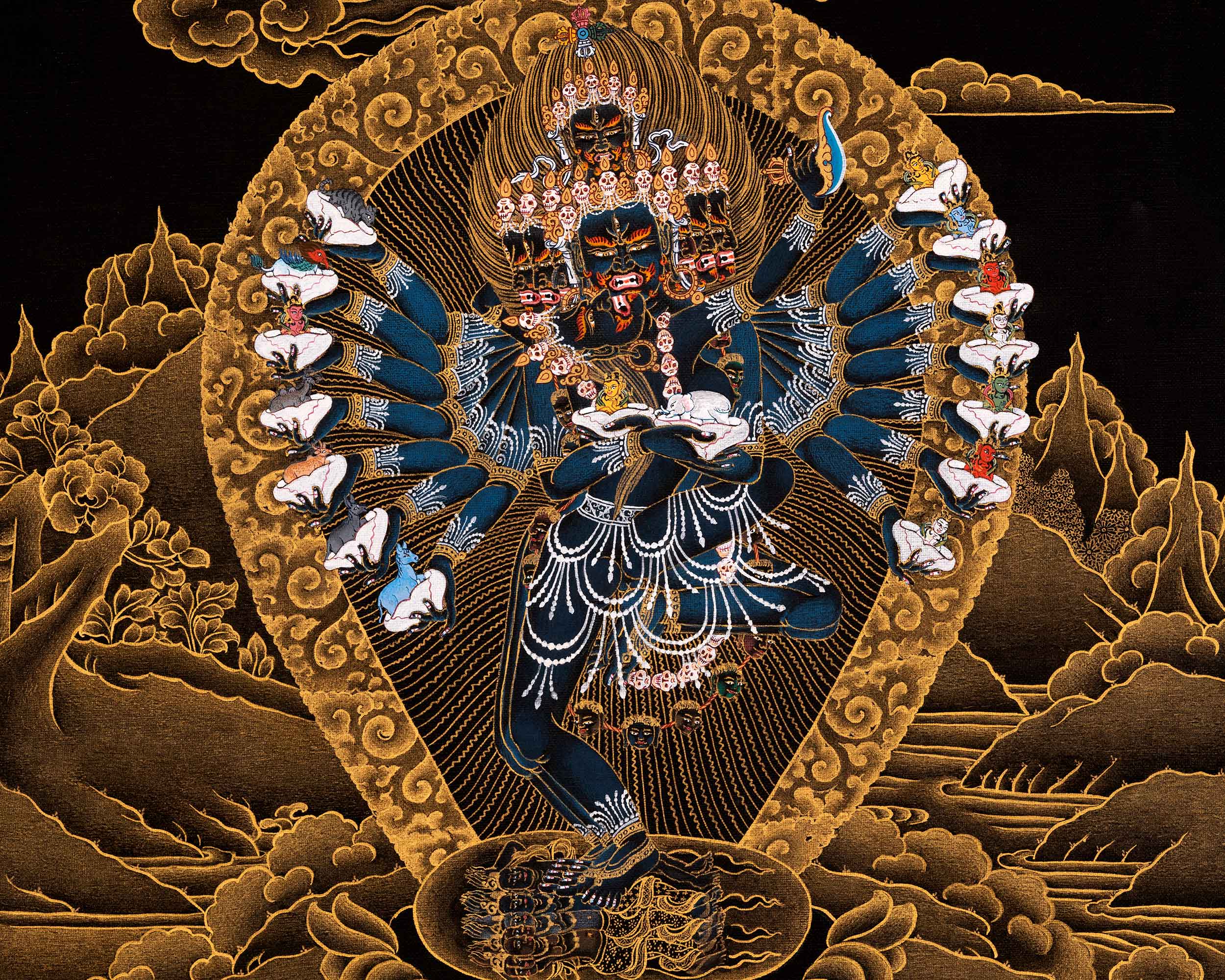 Hevajra Tantra Thangka | Sacred Art for Daily Practice