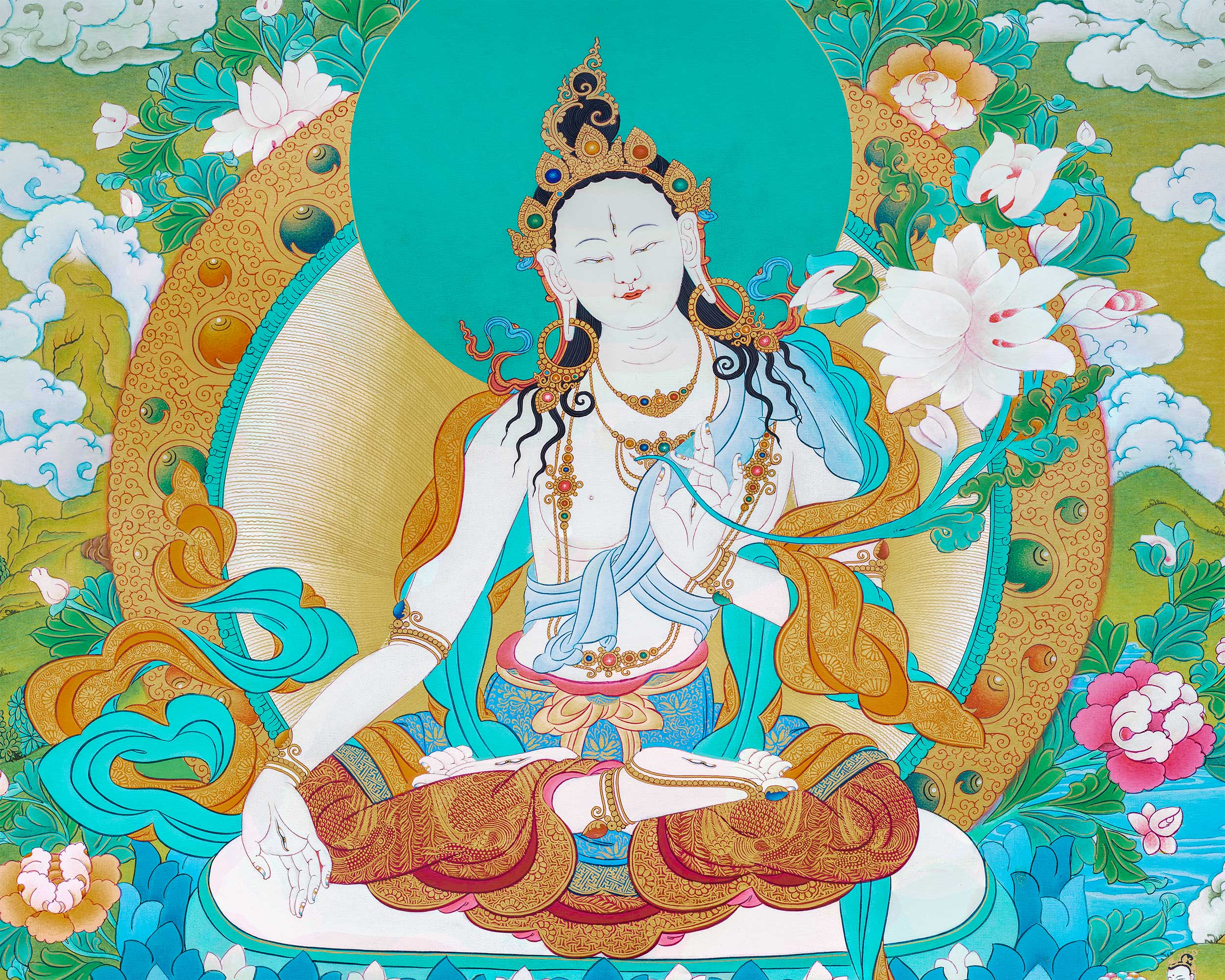 White Tara Thangka