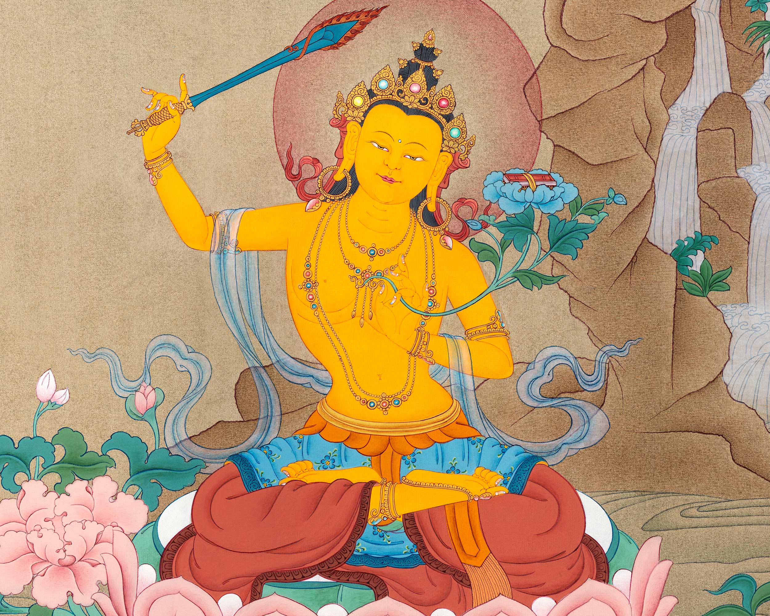 manjushree thangka