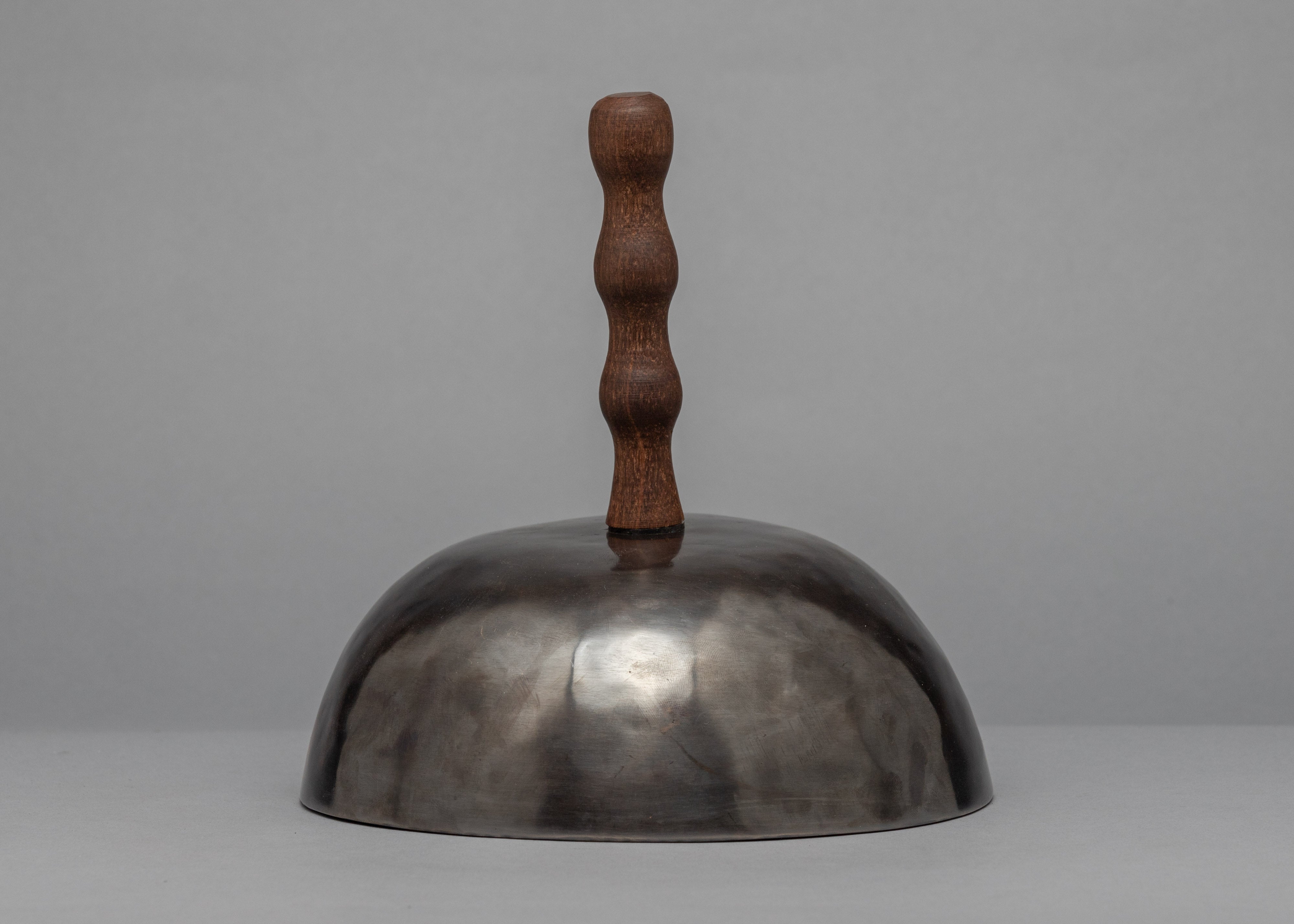 Throat Chakra Singing Bowl | Wooden Handle Bowl