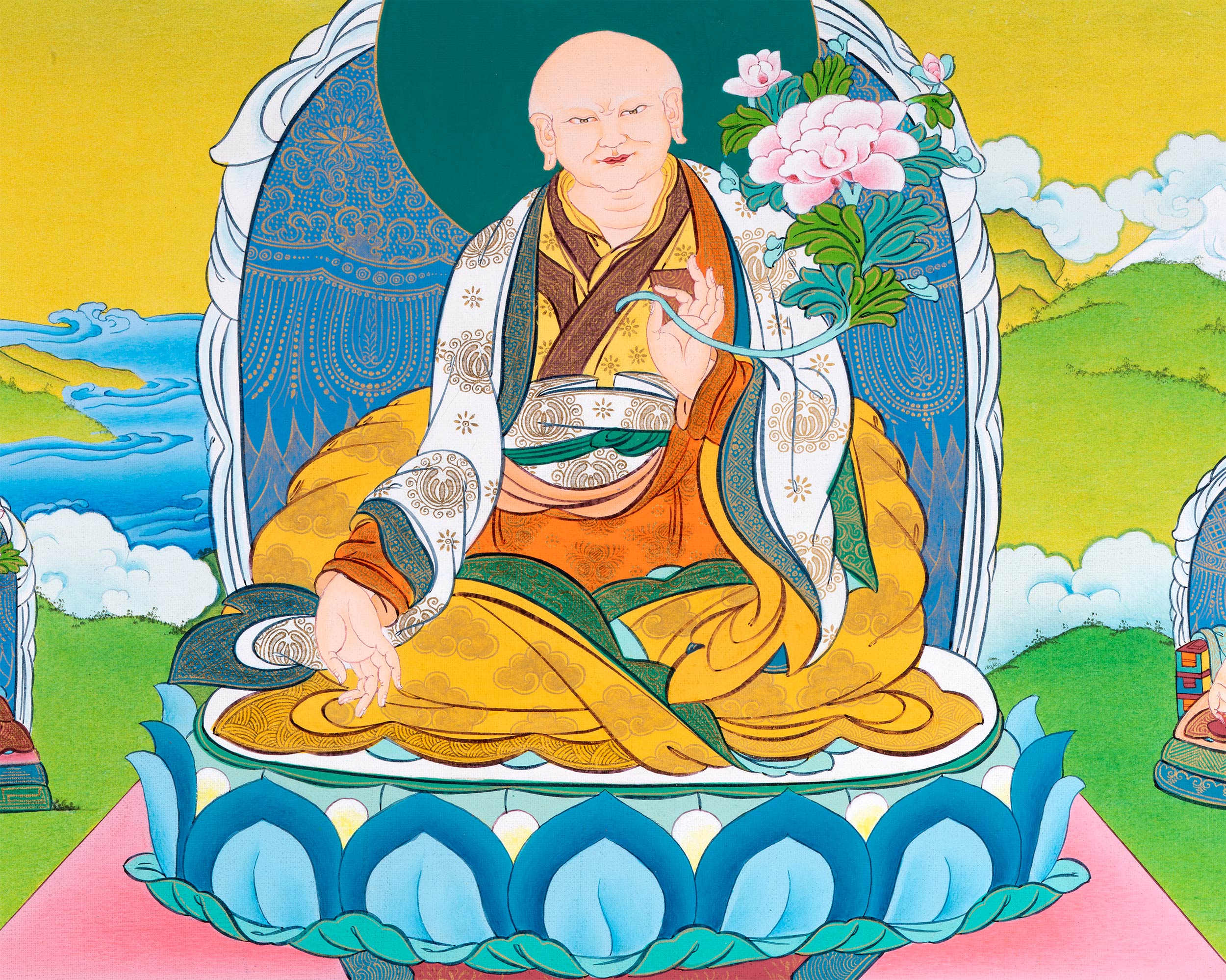 sakya master thangka