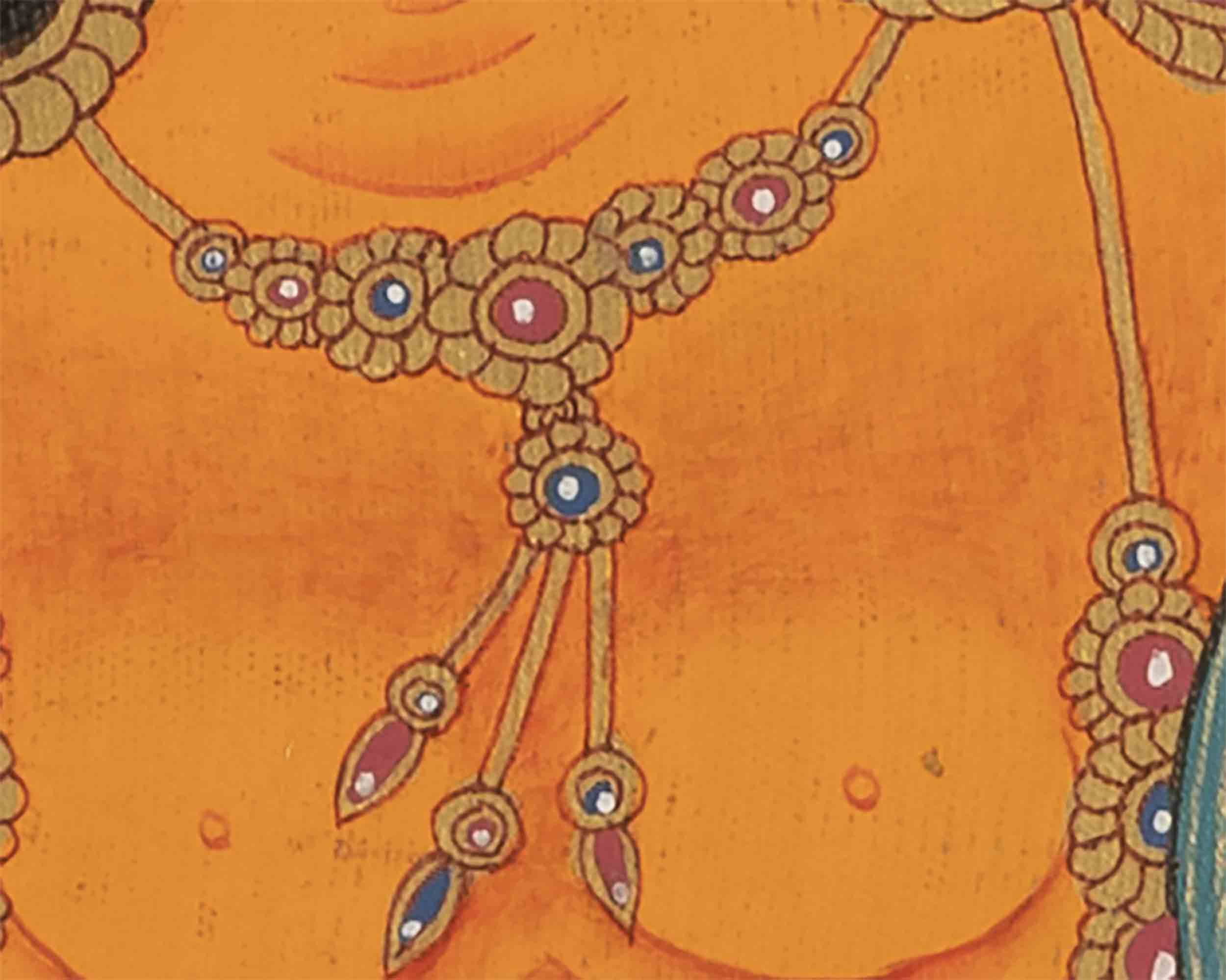 Jambala Kubera Thangka | Buddhist Wall Decors