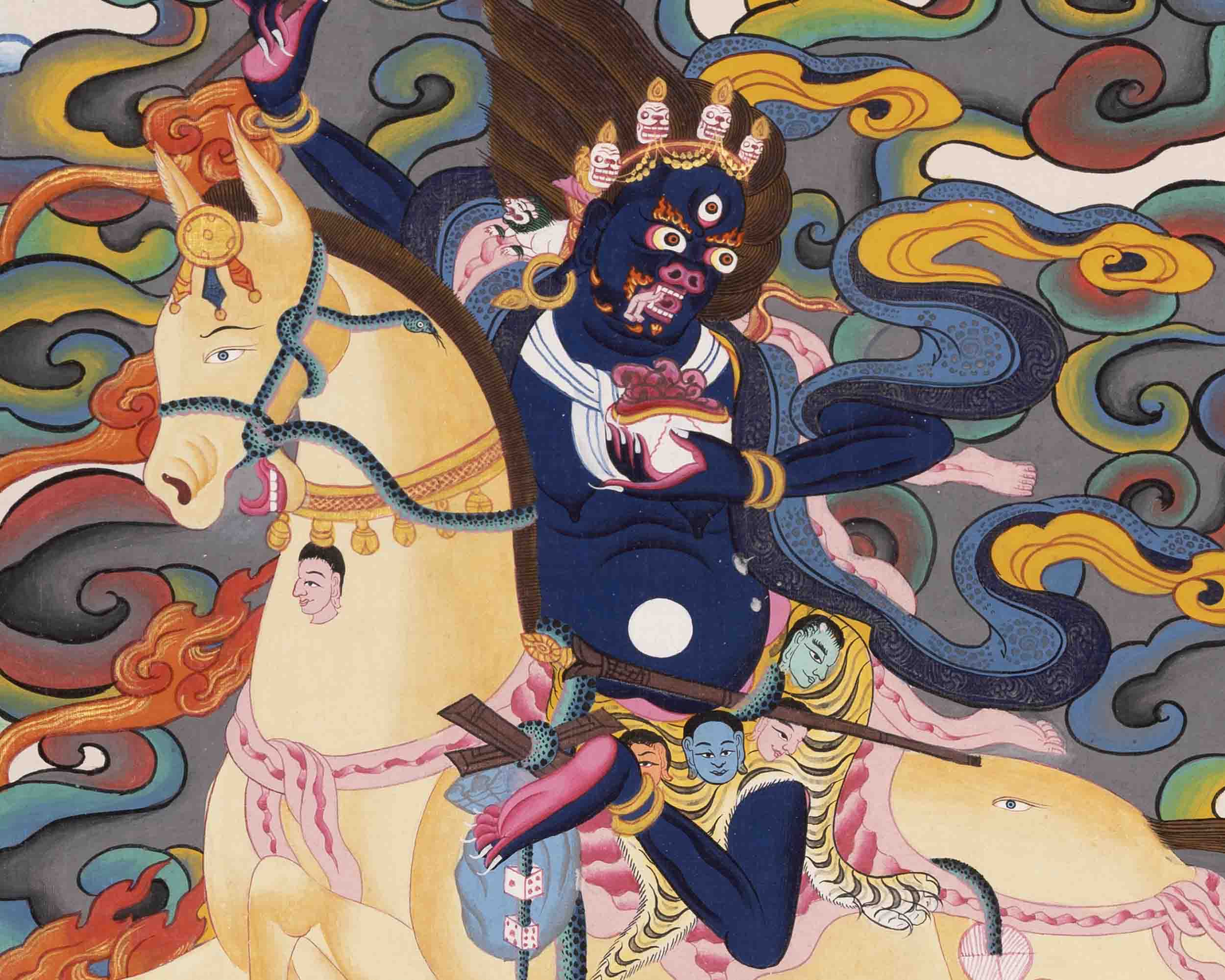 Palden Lhamo | Masterpiece Quality Thangka | Buddhist Art