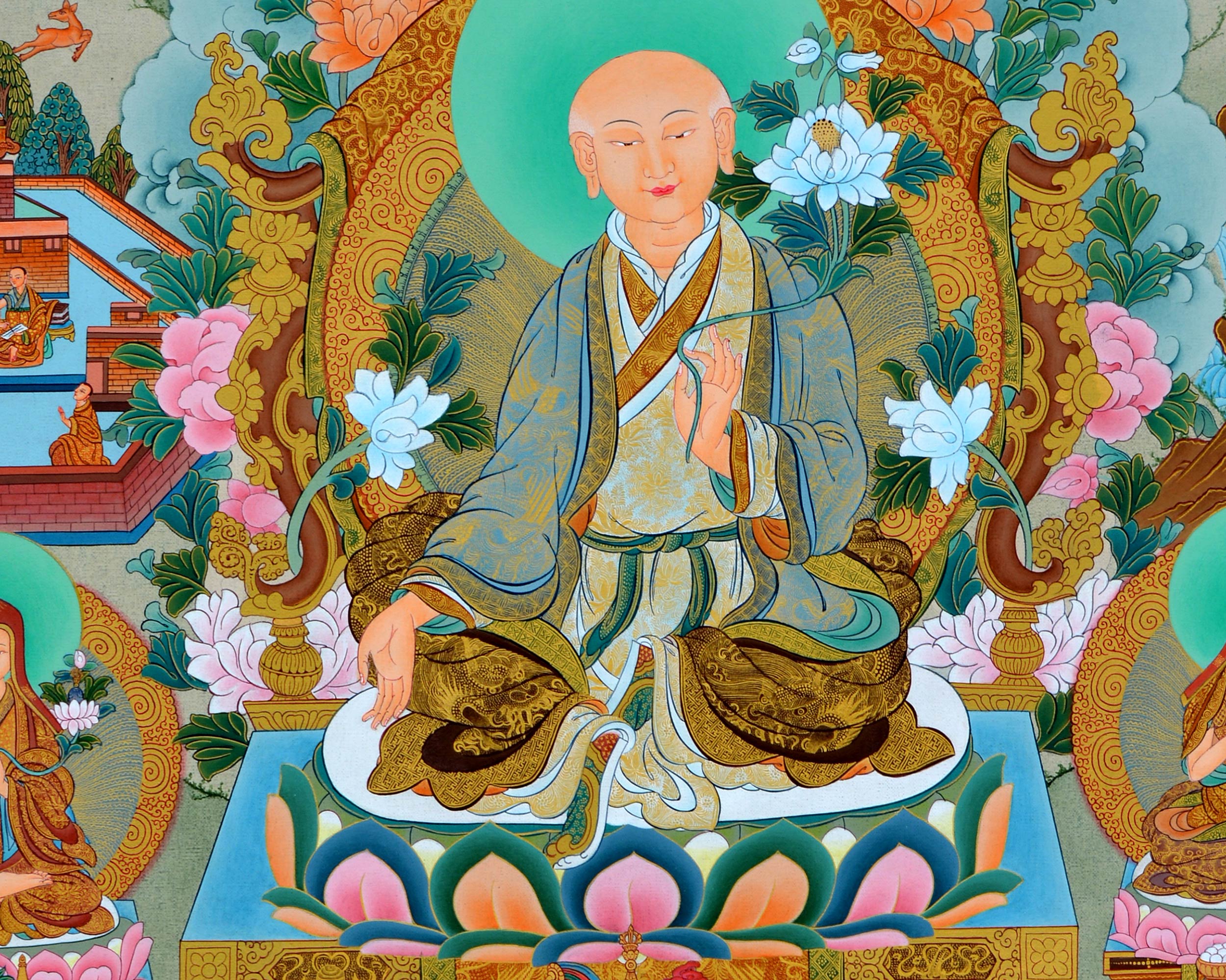 sakya master thangka