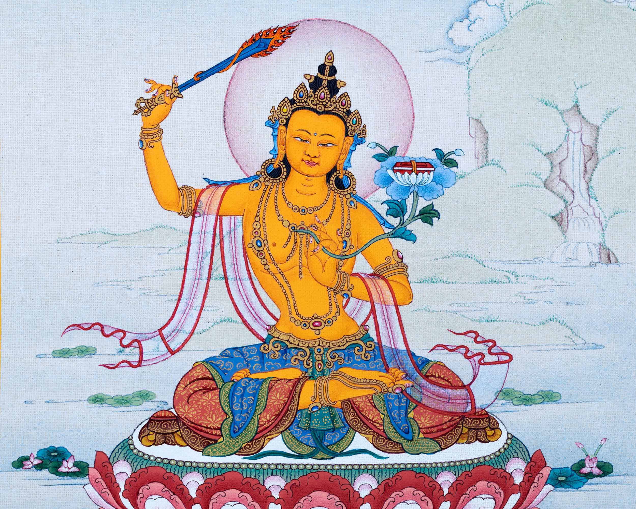 Manjushri Art | Buddha Thangka