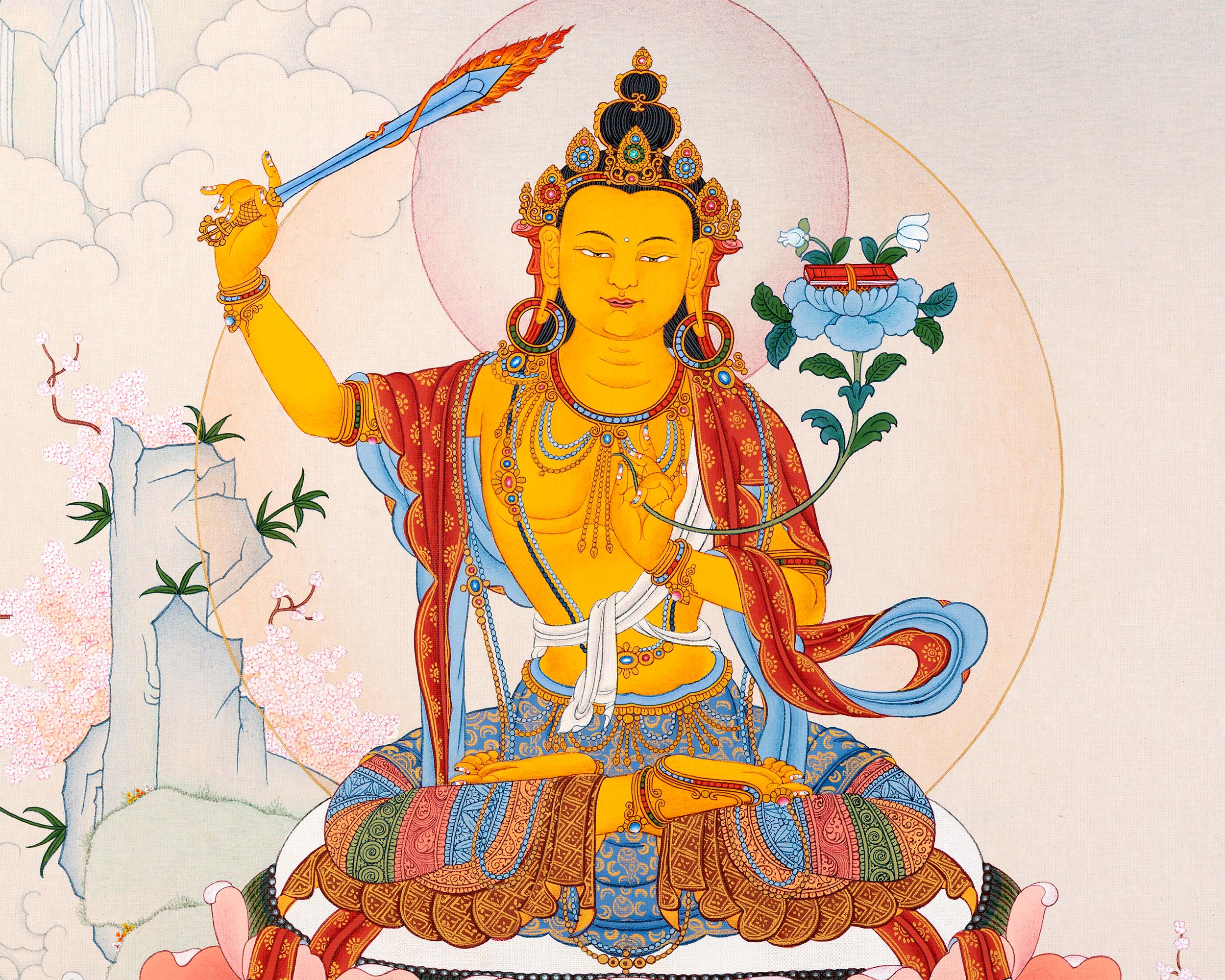 manjushree thangka