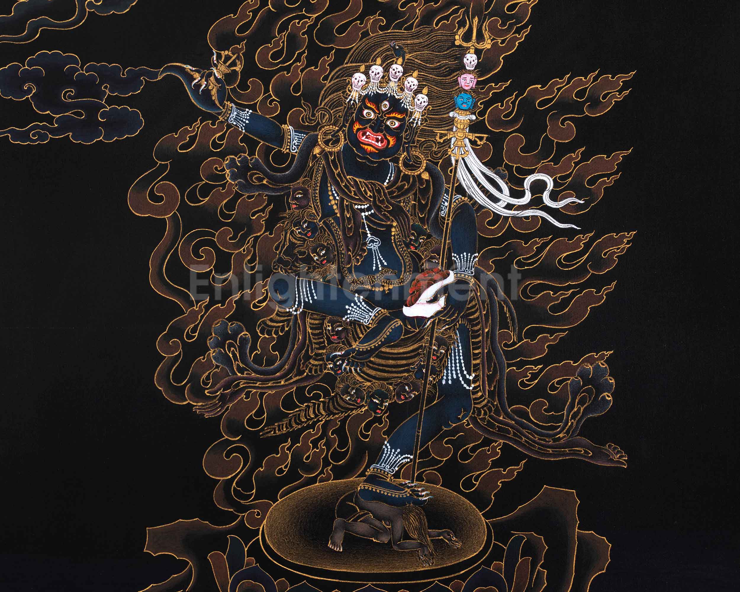 Himalayan Dakini Art For Troma Nagmo Mantra Practice | Feminine Embodiment Of Wisdom