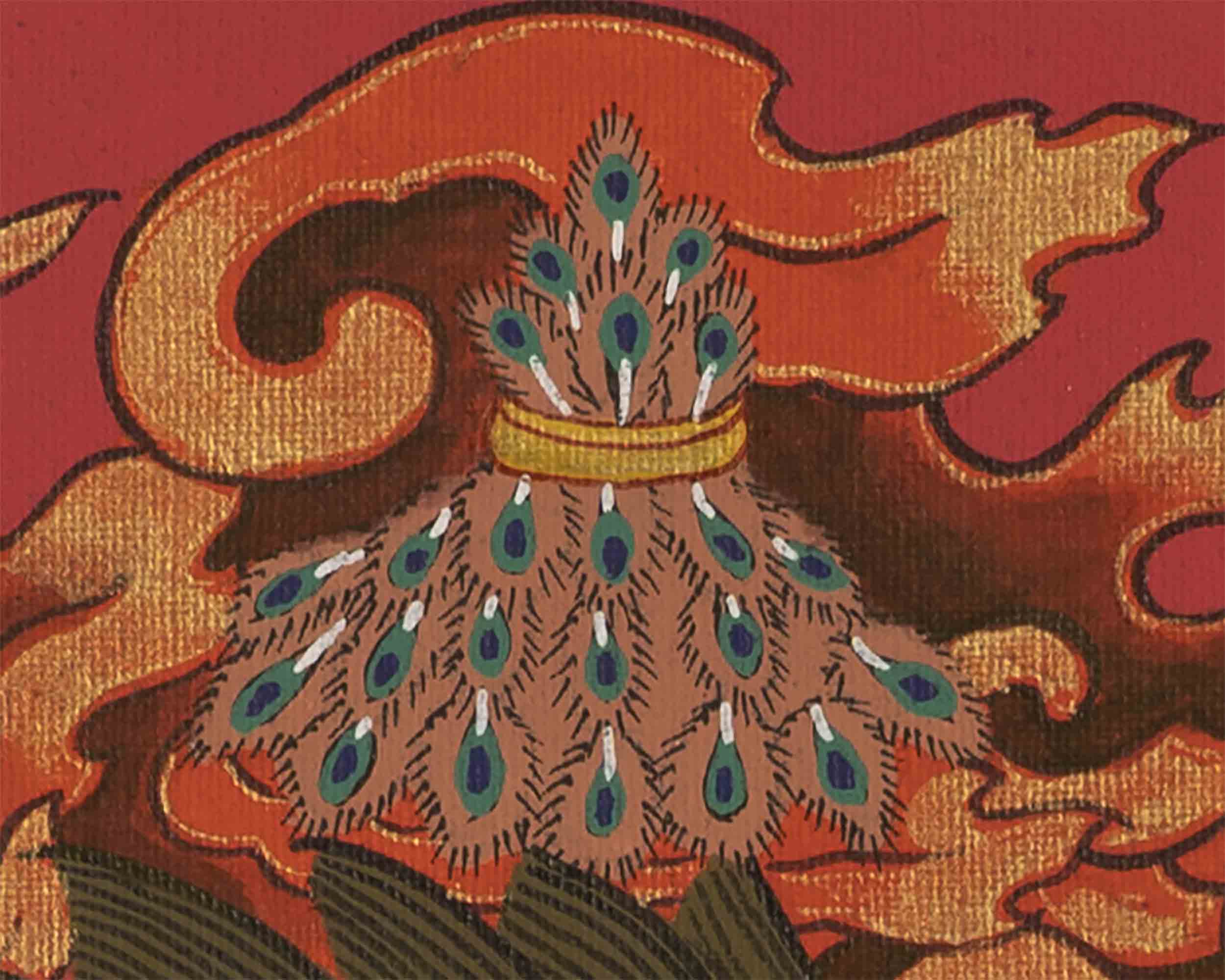 Palden Lhamo Thangka | Religious Buddhist Altar Art Decor