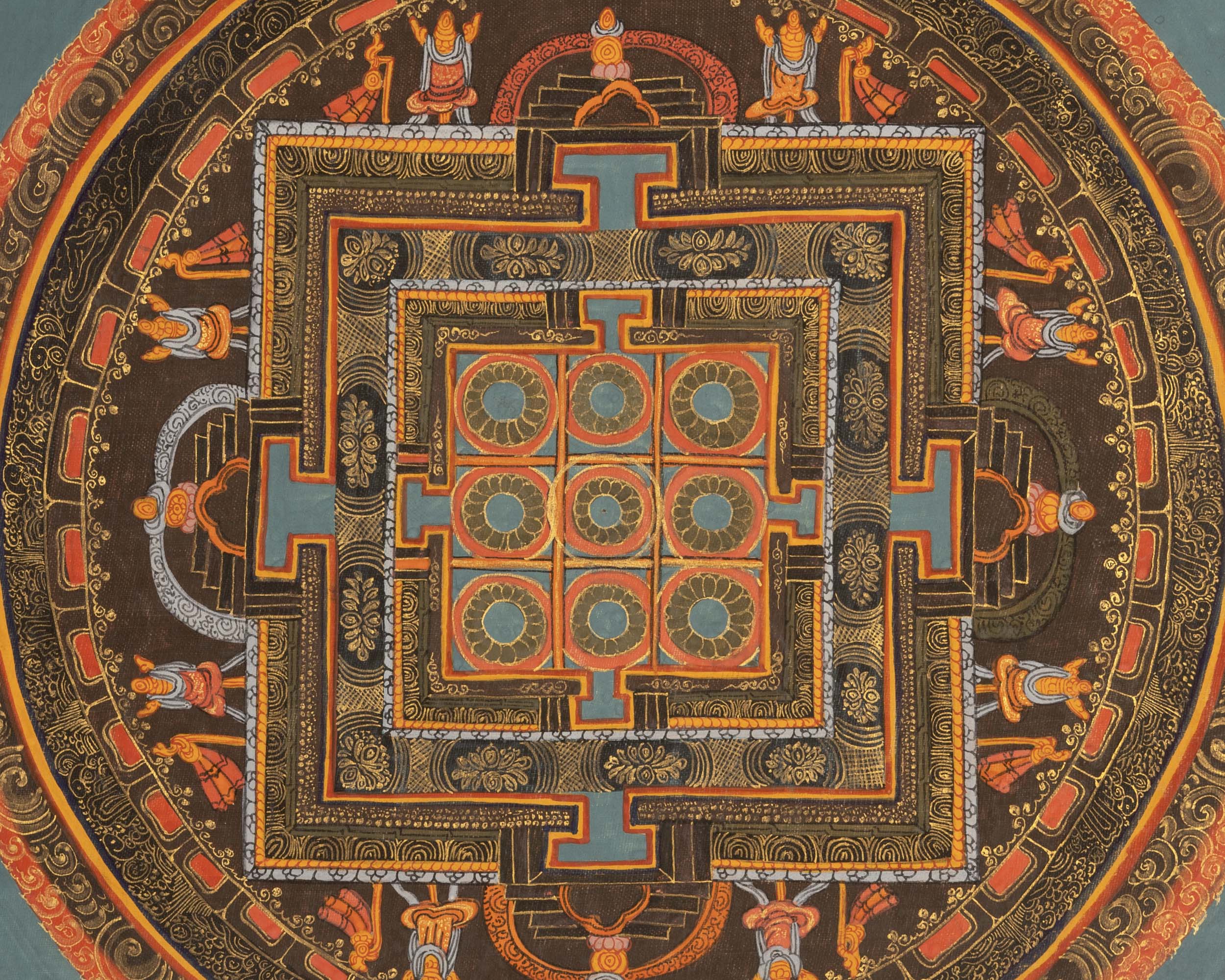 Mandala Thangka | Tibetan Traditional Art | Wall Decors