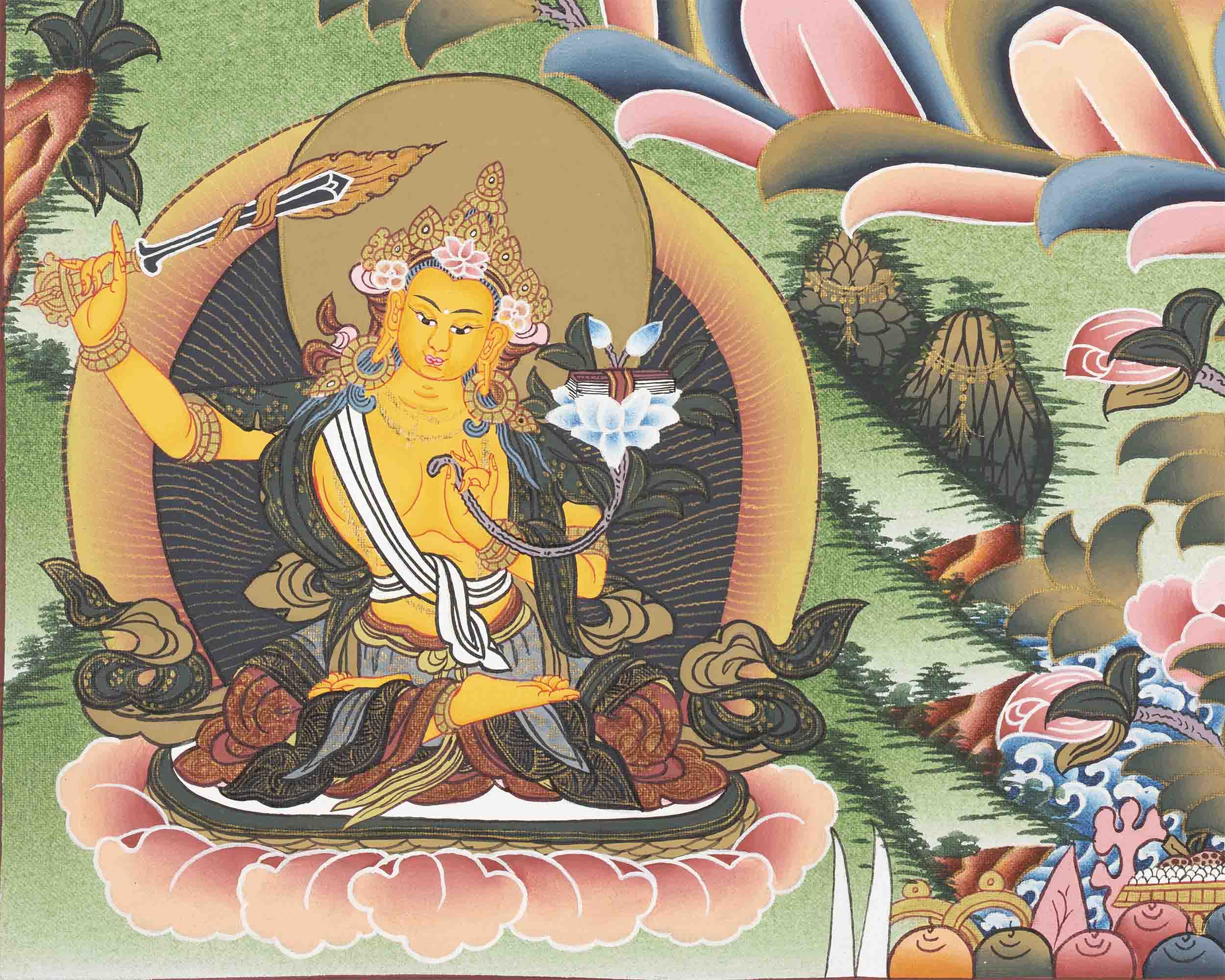 Tibetan 1000 Armed Avalokiteshvara | Thangka Art | Wall Decors