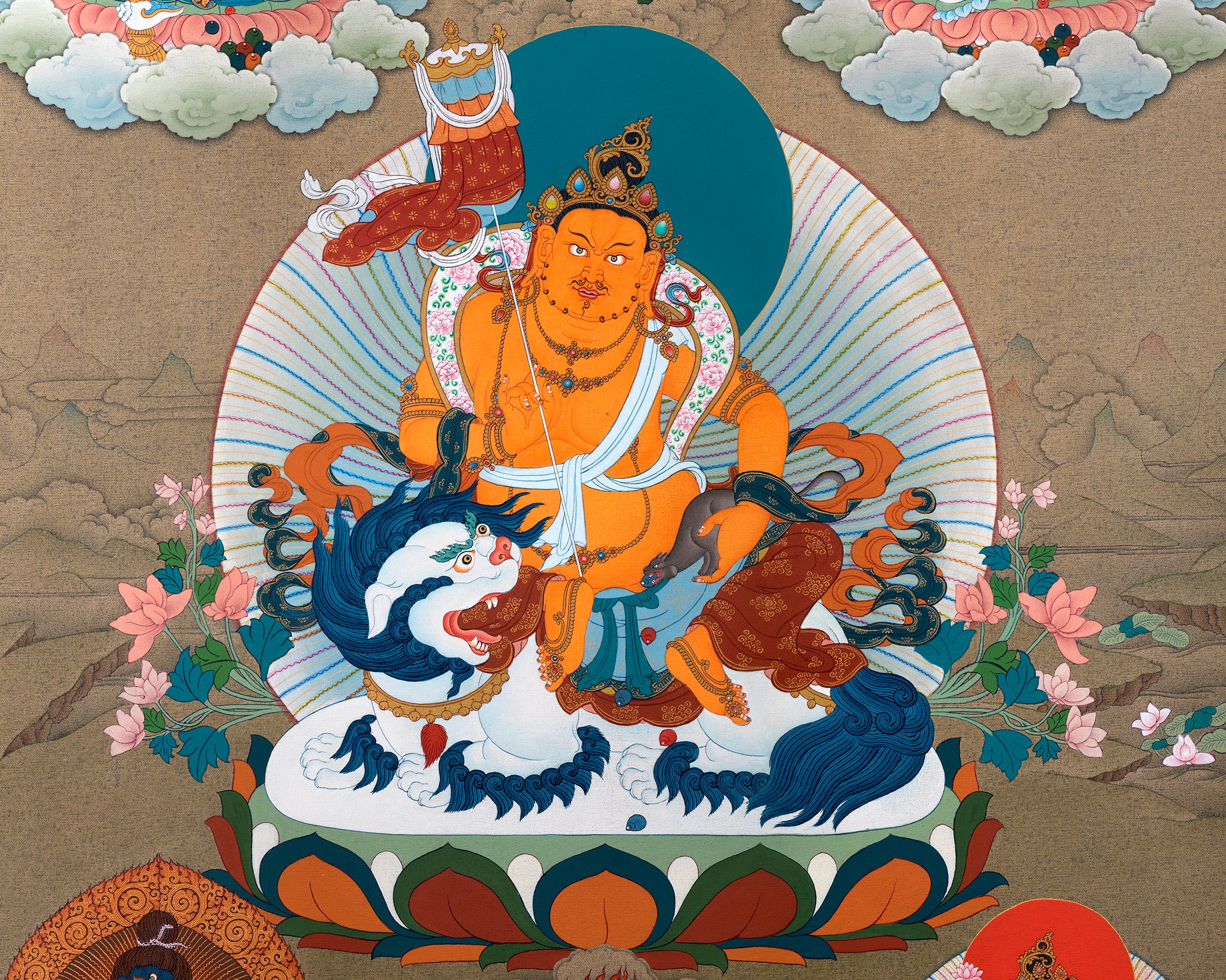 5 jambala Thangka