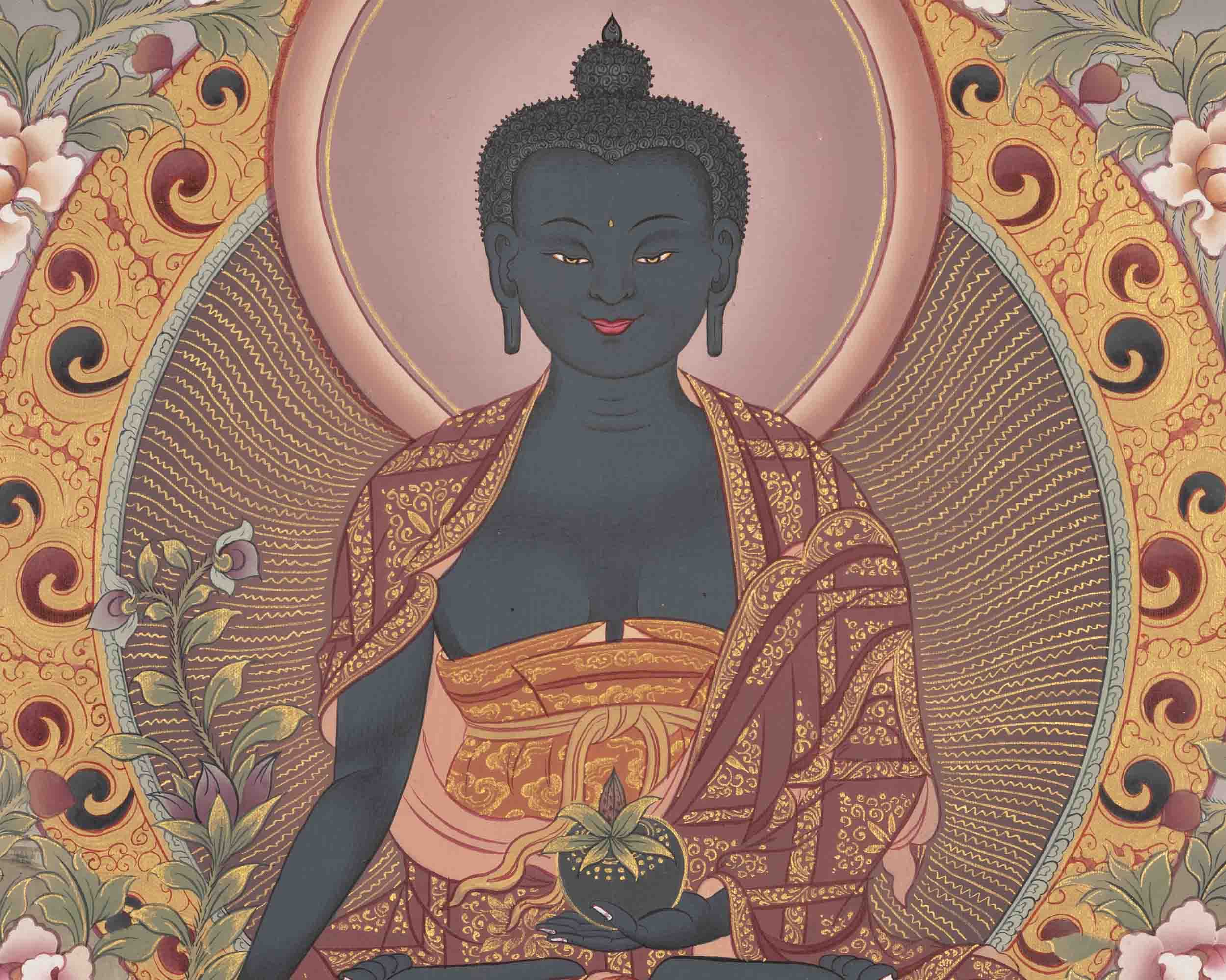 Medicine Buddha Thangka | Wall Decor Painting