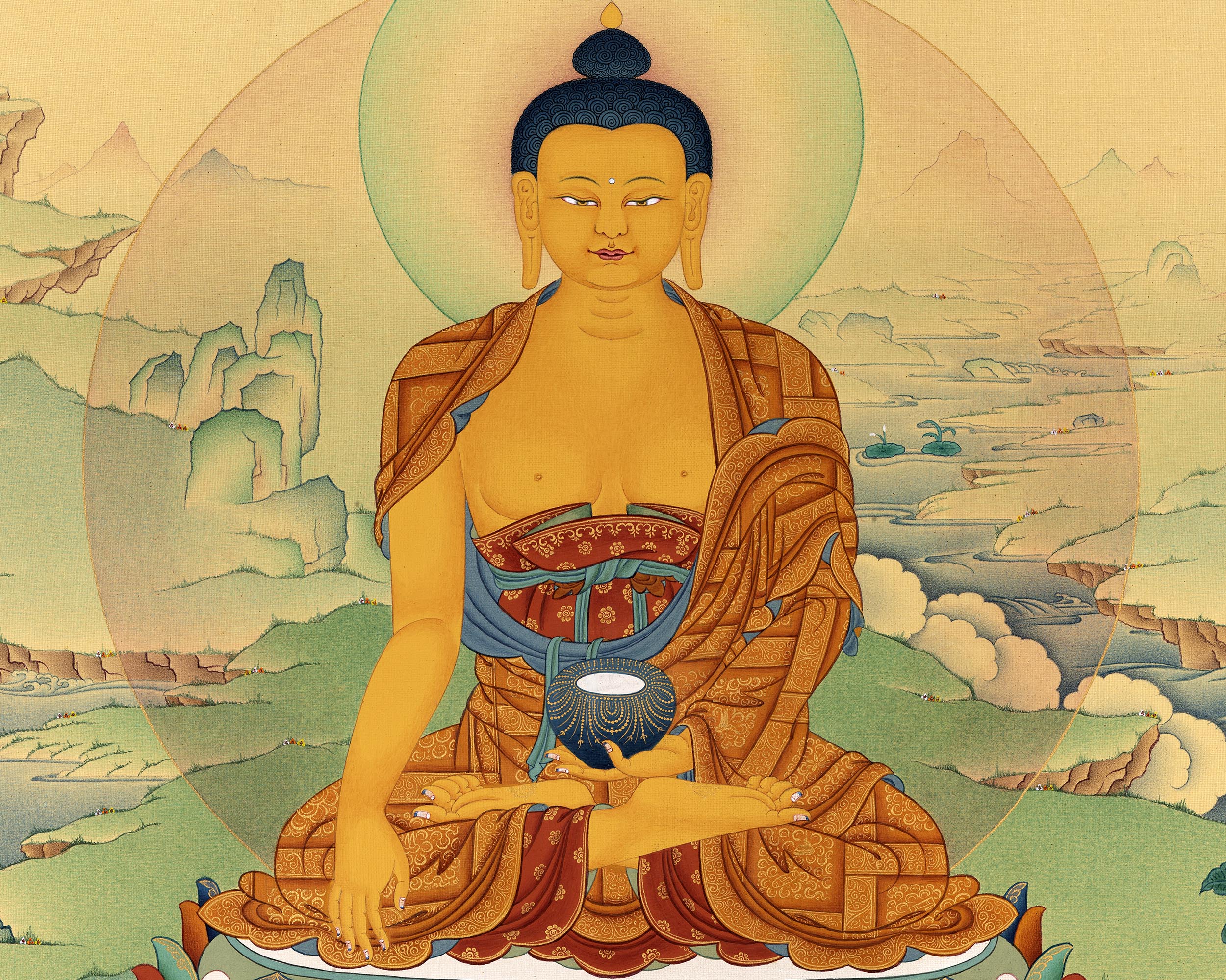 Shakyamuni Buddha Thangka