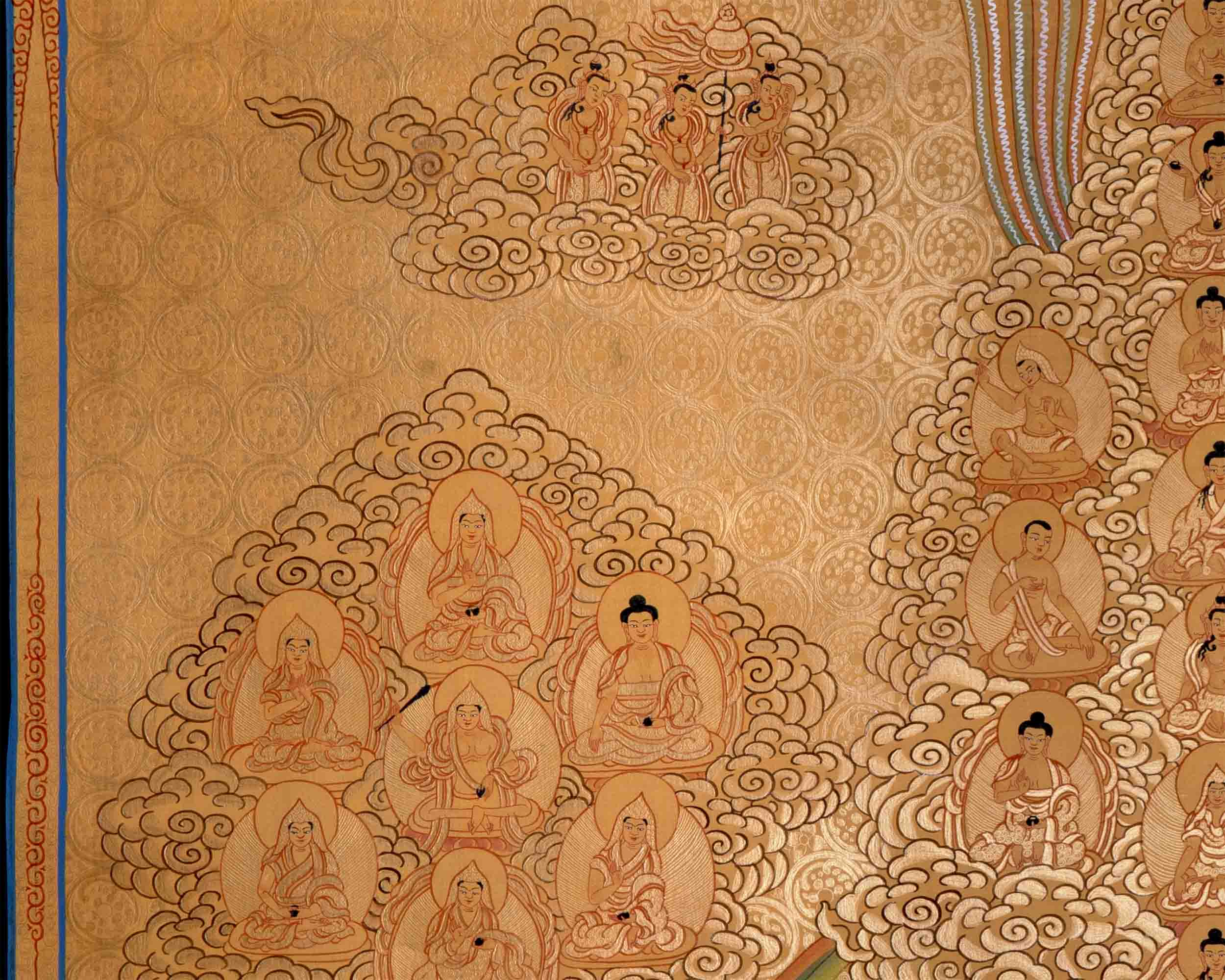 Refuge Tree Thangka Painting | Traditional Thangka art