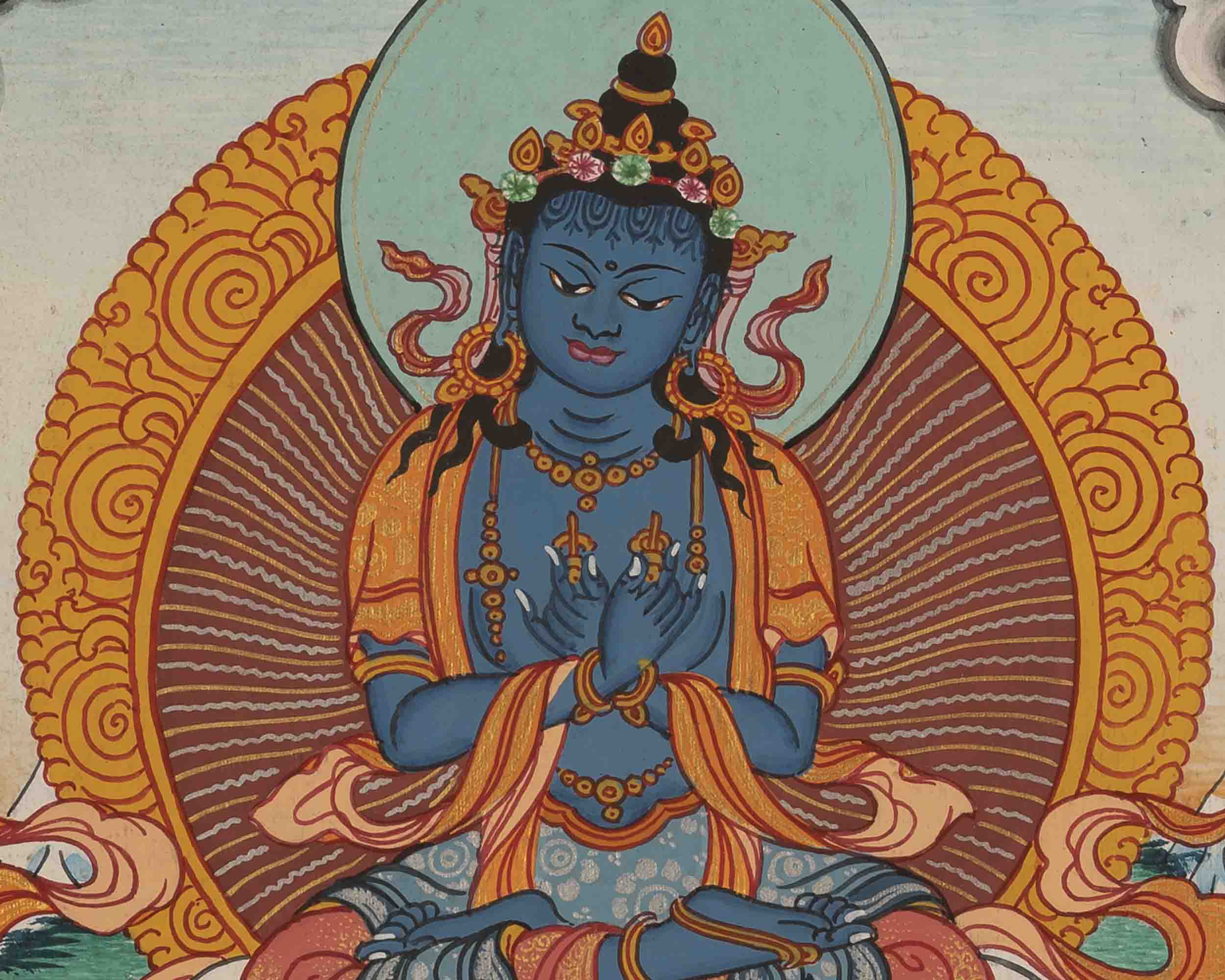 Vajradhara Dorje Chang Thangka | Tibetan Buddhist Thangka Painting