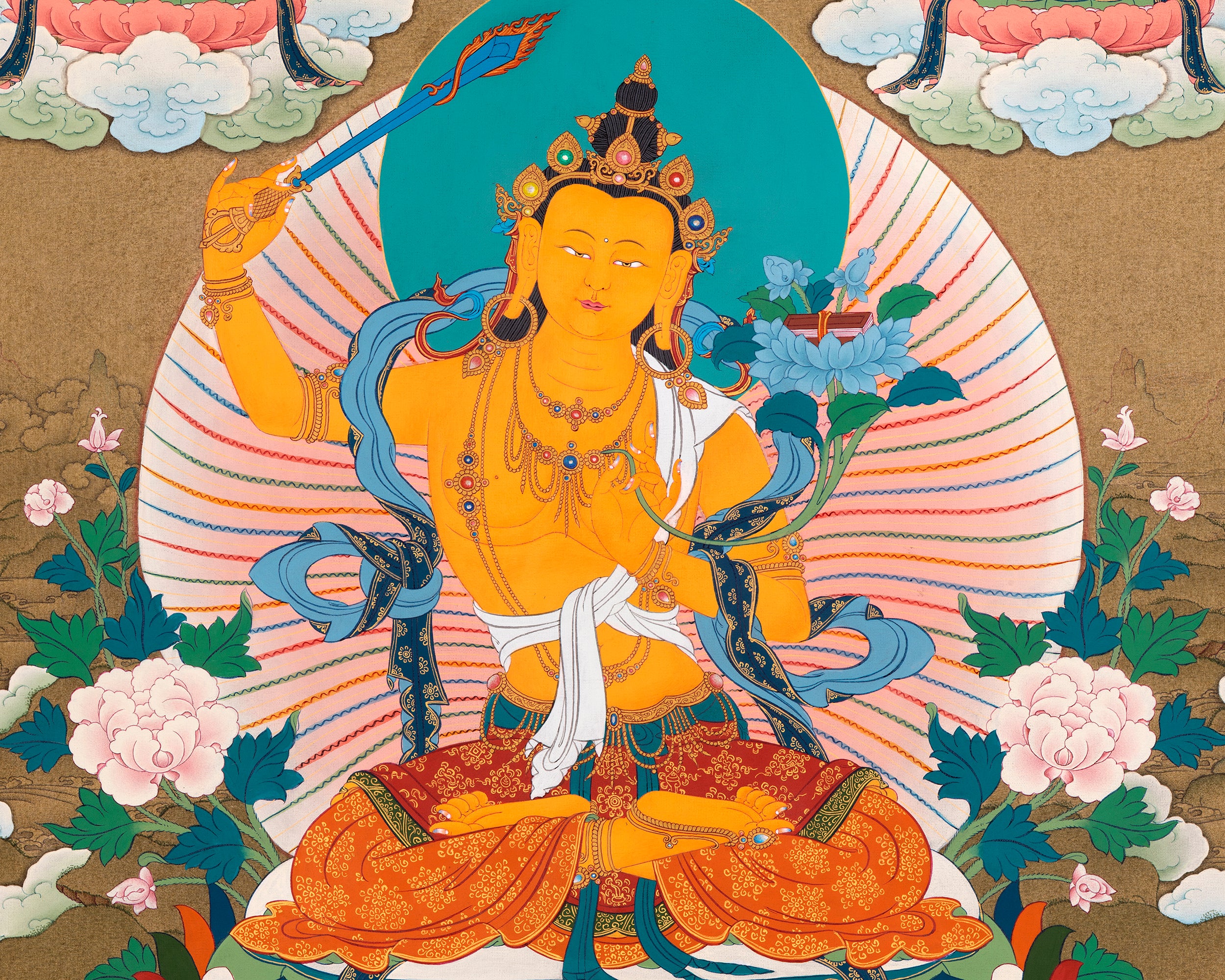 5 manjushree thangka