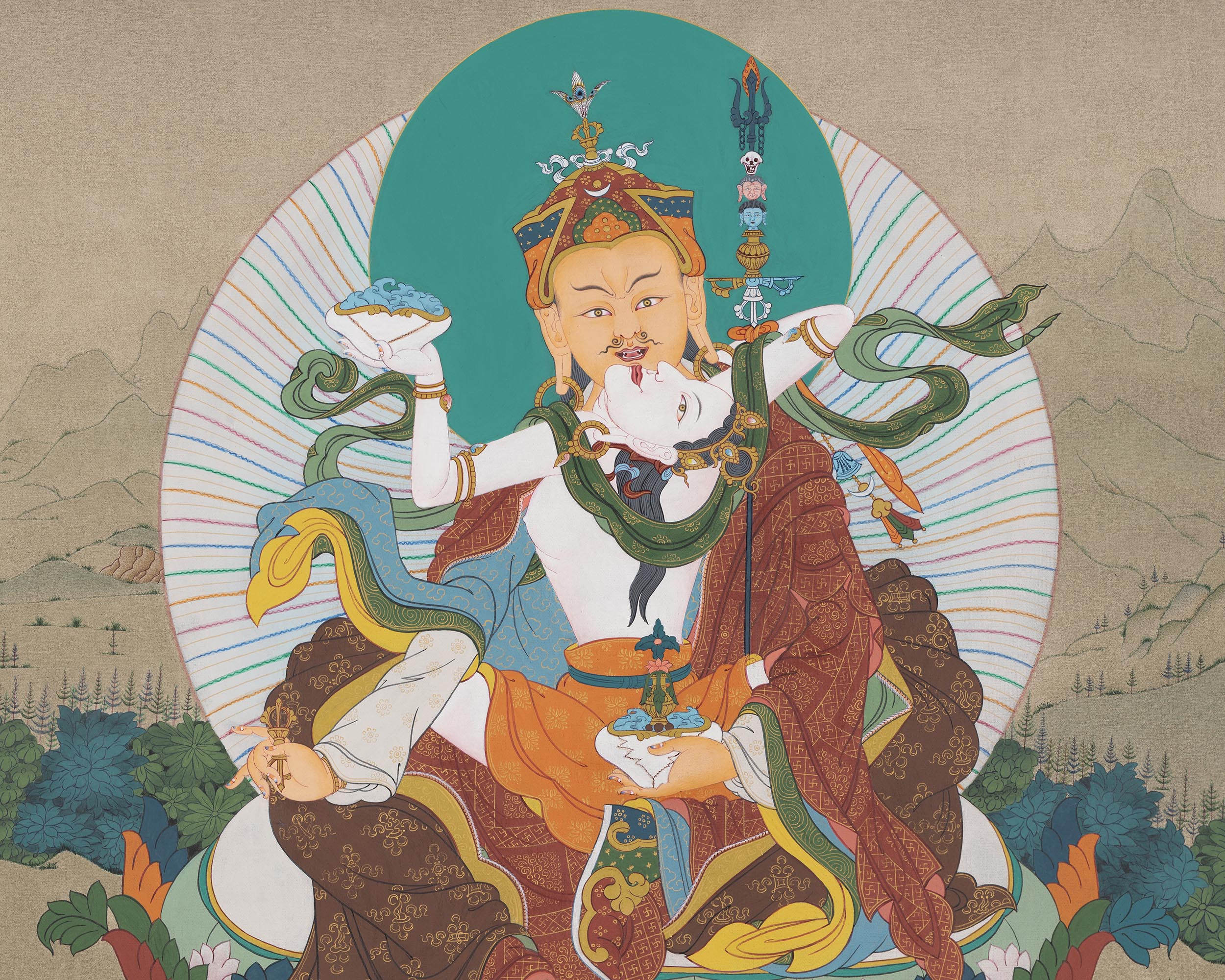 Guru Rinpoche Thangka