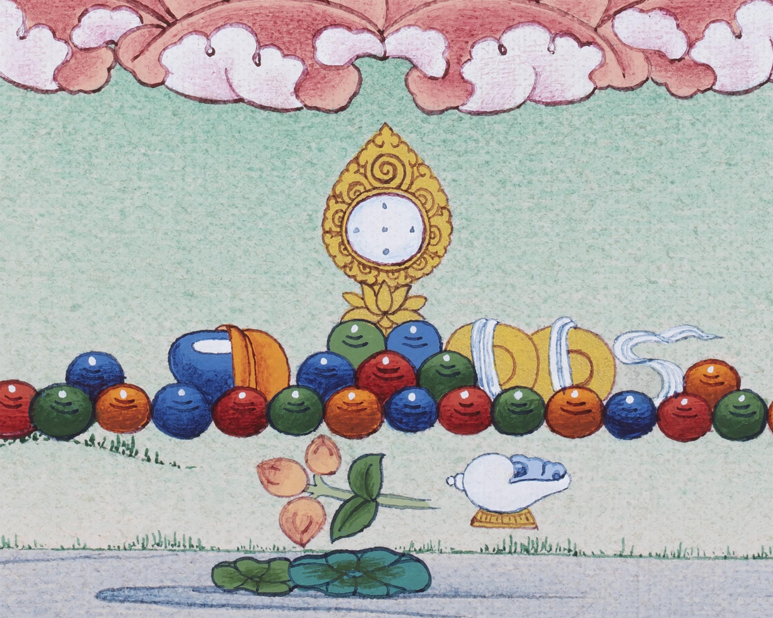 Four-Armed Chenrezig | Buddhist Art Thangka | Bodhisattva