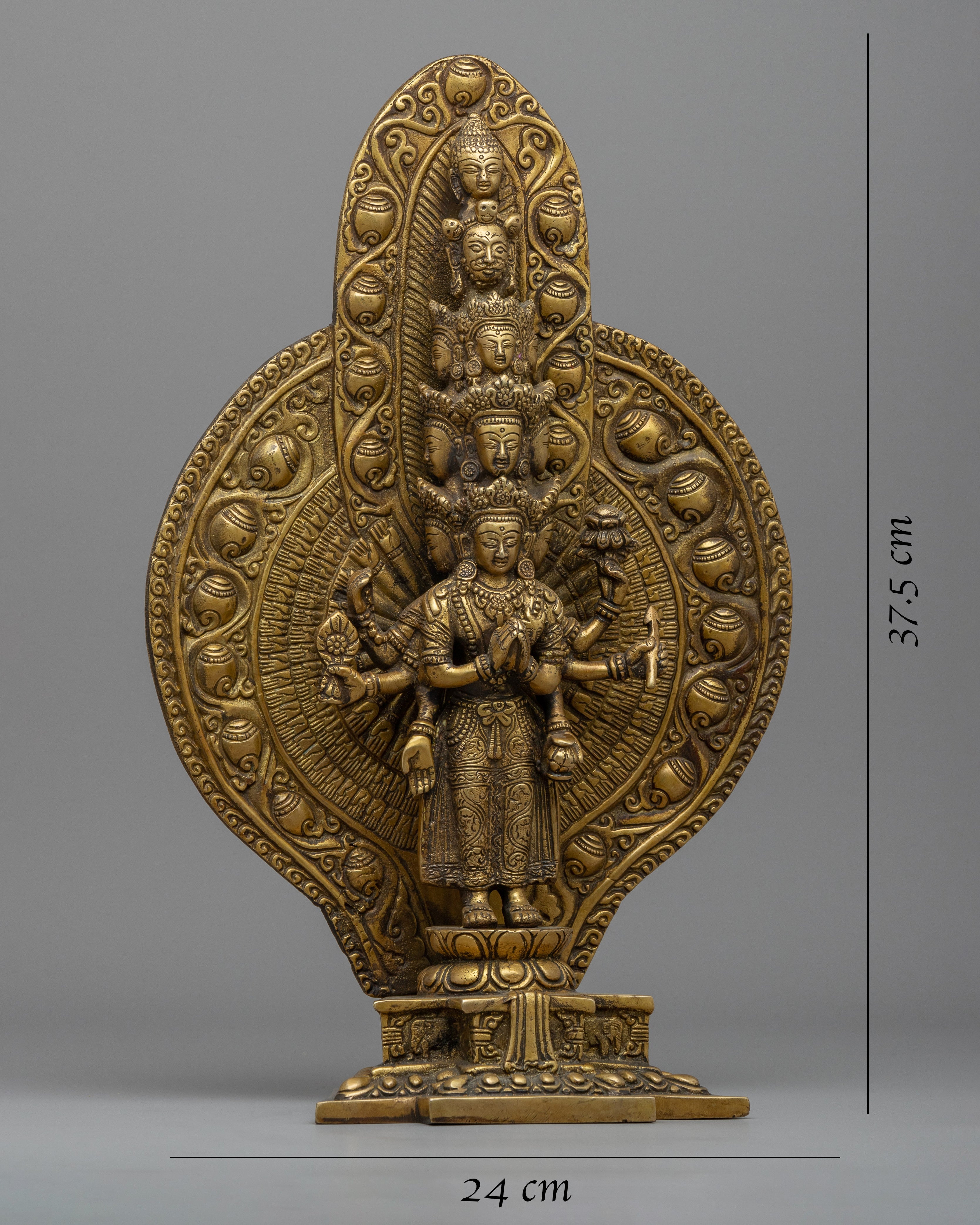 1000 Arms Avalokiteshvara Statue | Traditionally Hand Crafted Sculpture