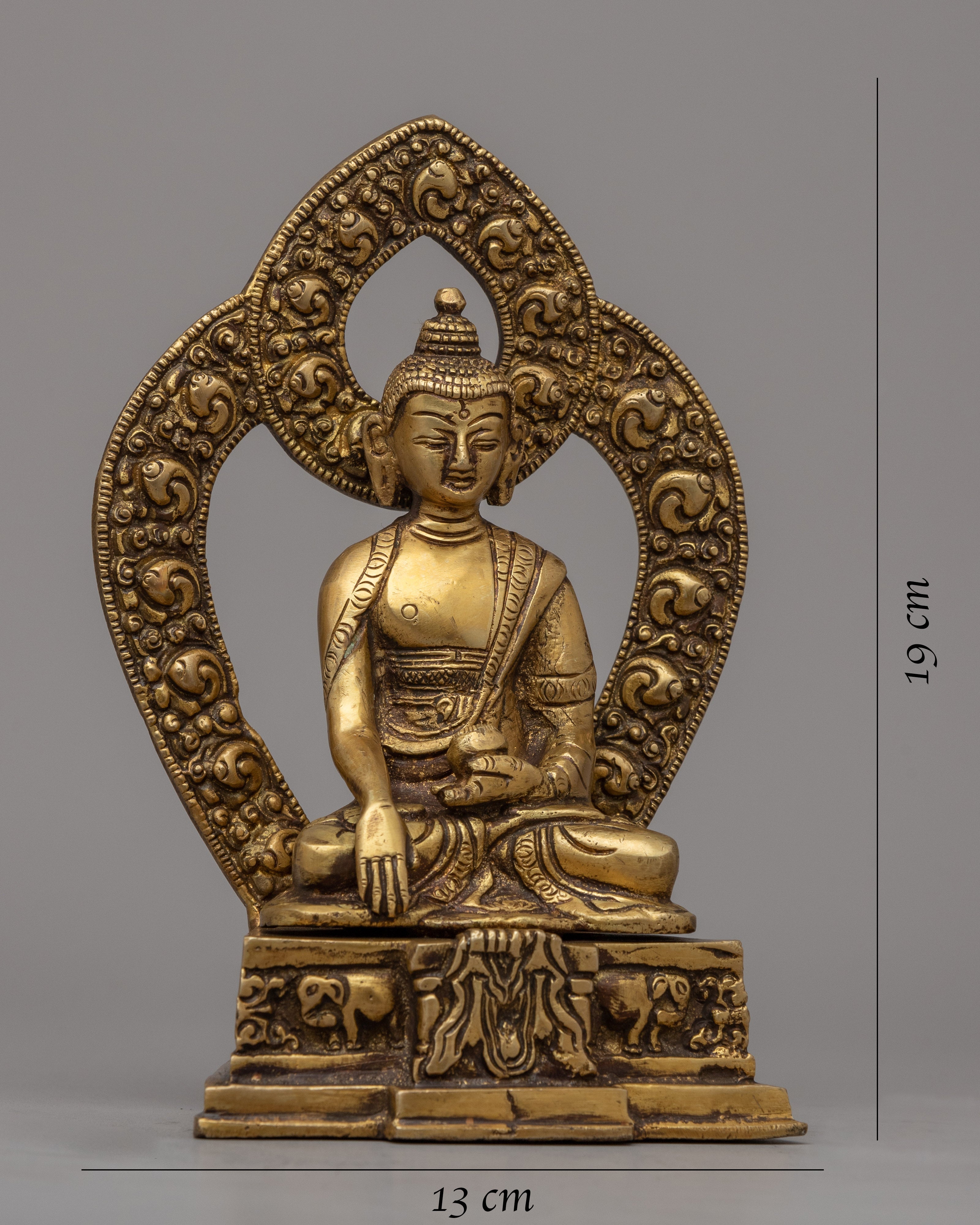 Shakyamuni Outdoor Buddha Statue | Traditional Himalayan Buddhist Artwork