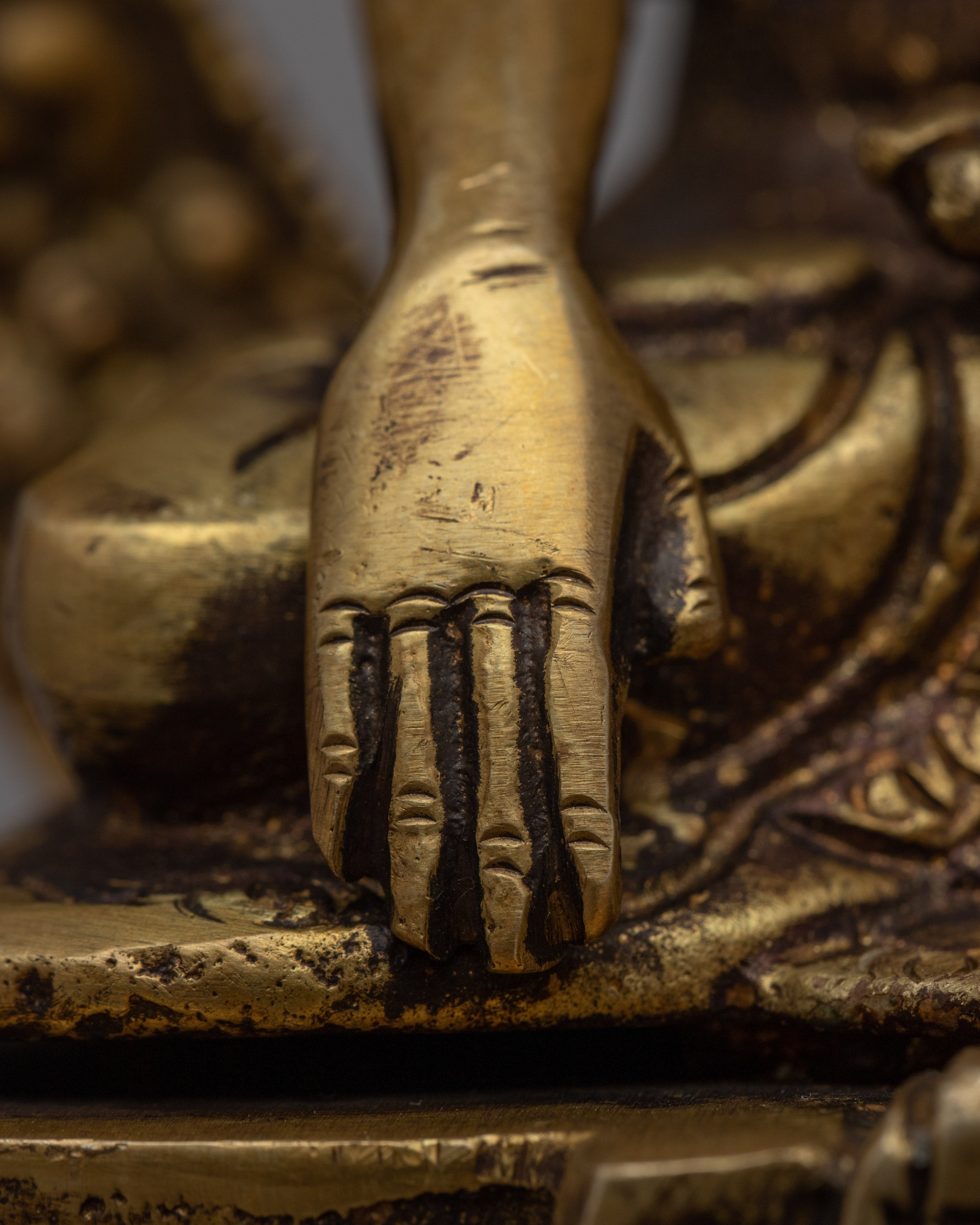 Shakyamuni Outdoor Buddha Statue | Traditional Himalayan Buddhist Artwork