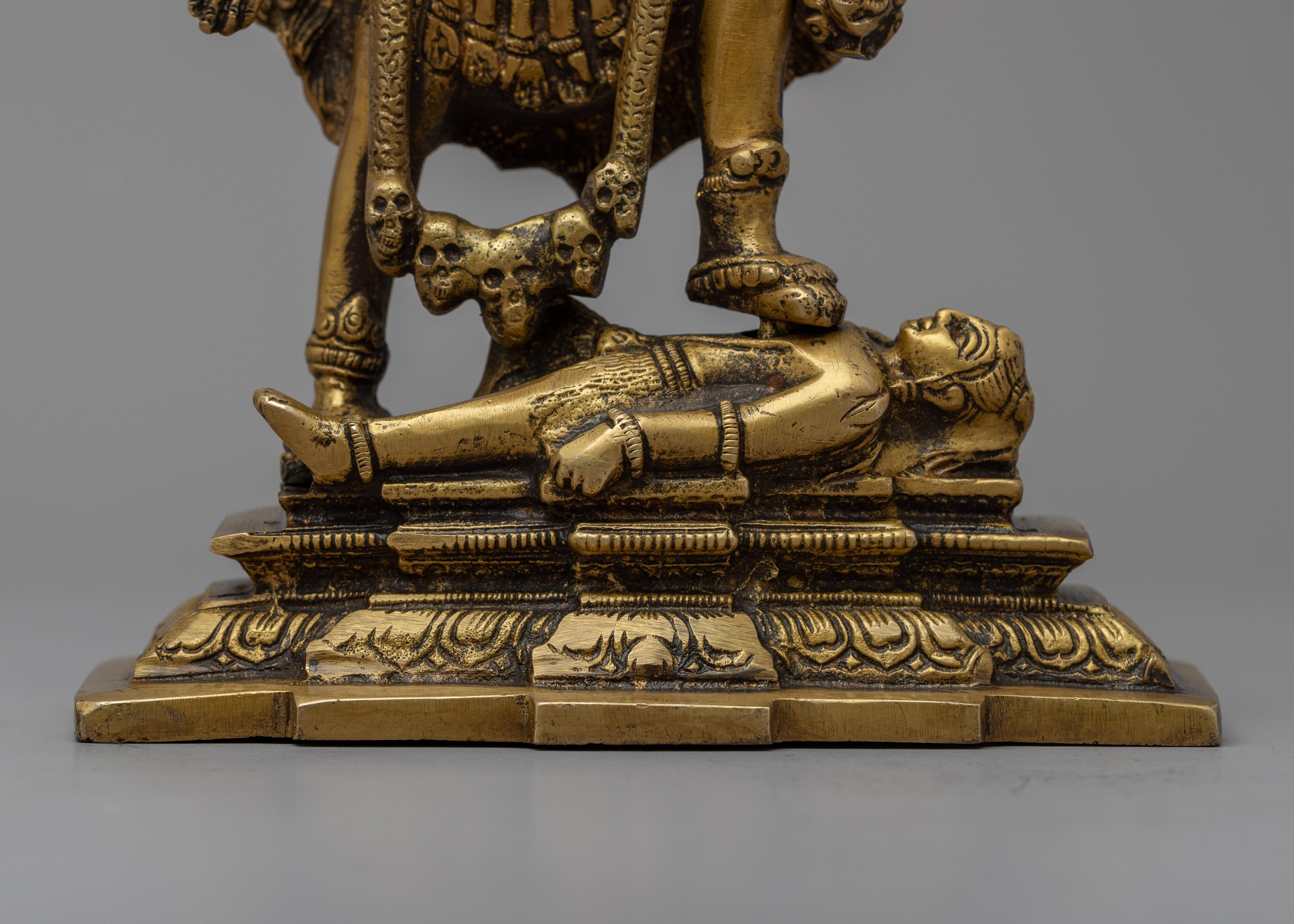 Wrath Full Kali Mata Statue | Traditional Tibetan Style Buddhist Sculpture