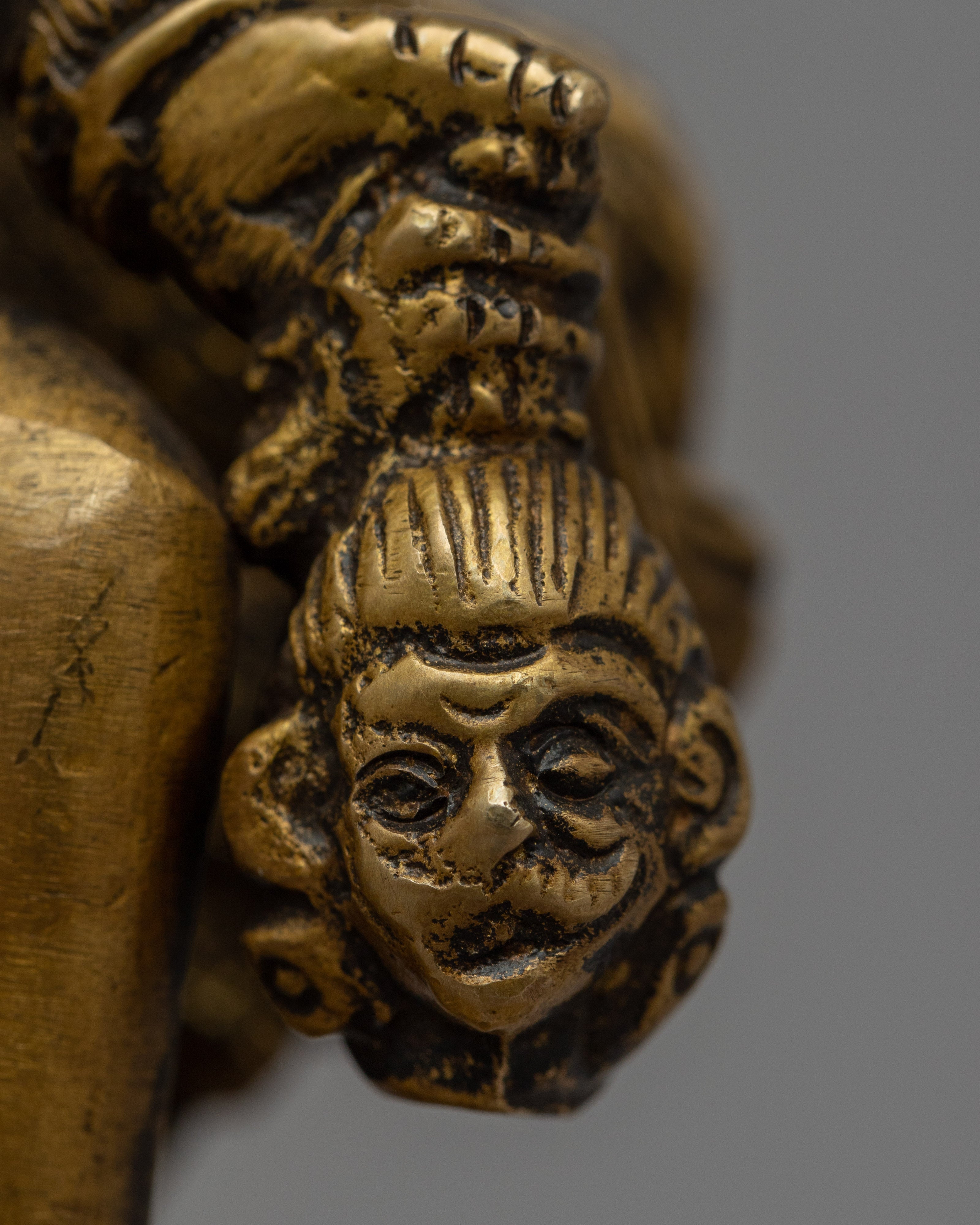 Wrath Full Kali Mata Statue | Traditional Tibetan Style Buddhist Sculpture