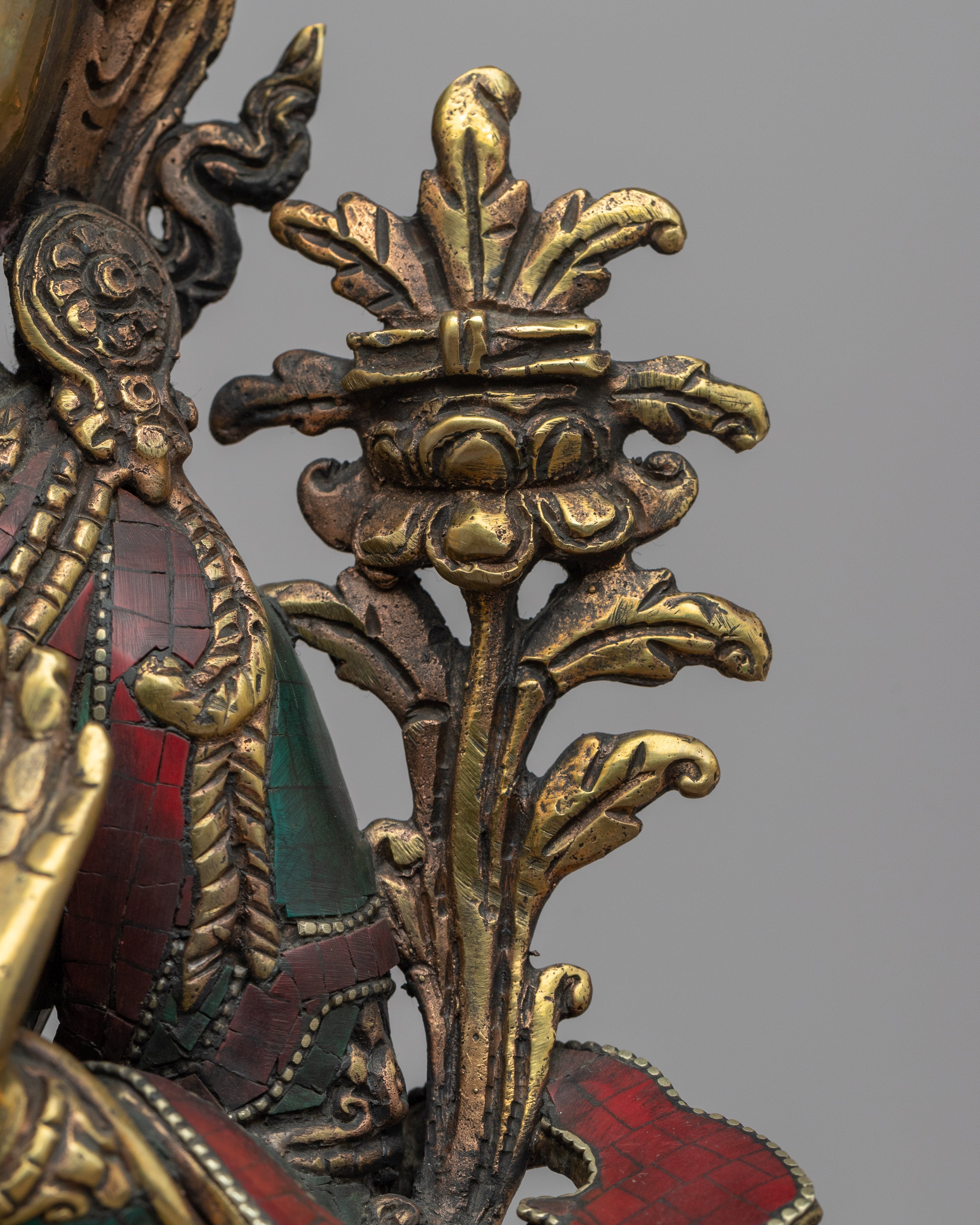 Manjushri Buddha Statue | Hand-Carved Bodhisattva Statue