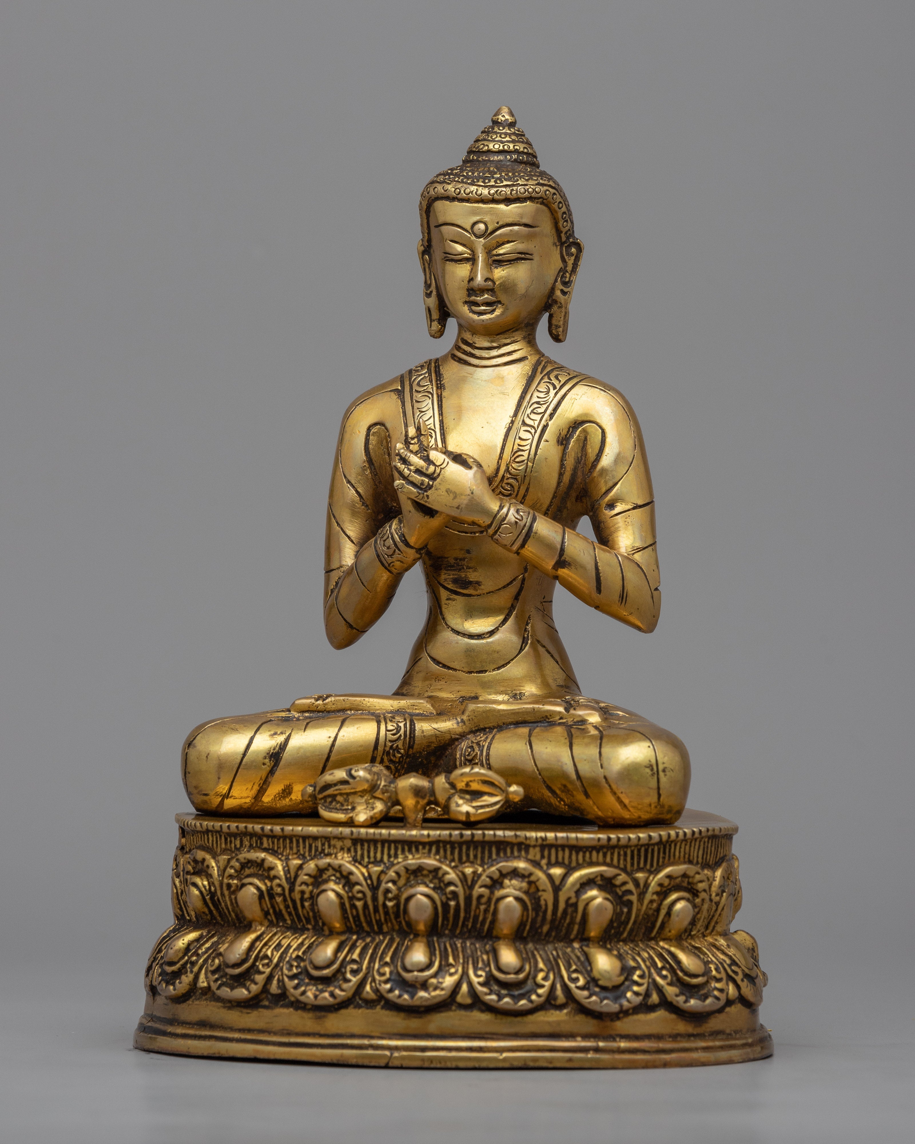 Vairocana Buddha Statue | Traditionally Made Himalayan Sculpture