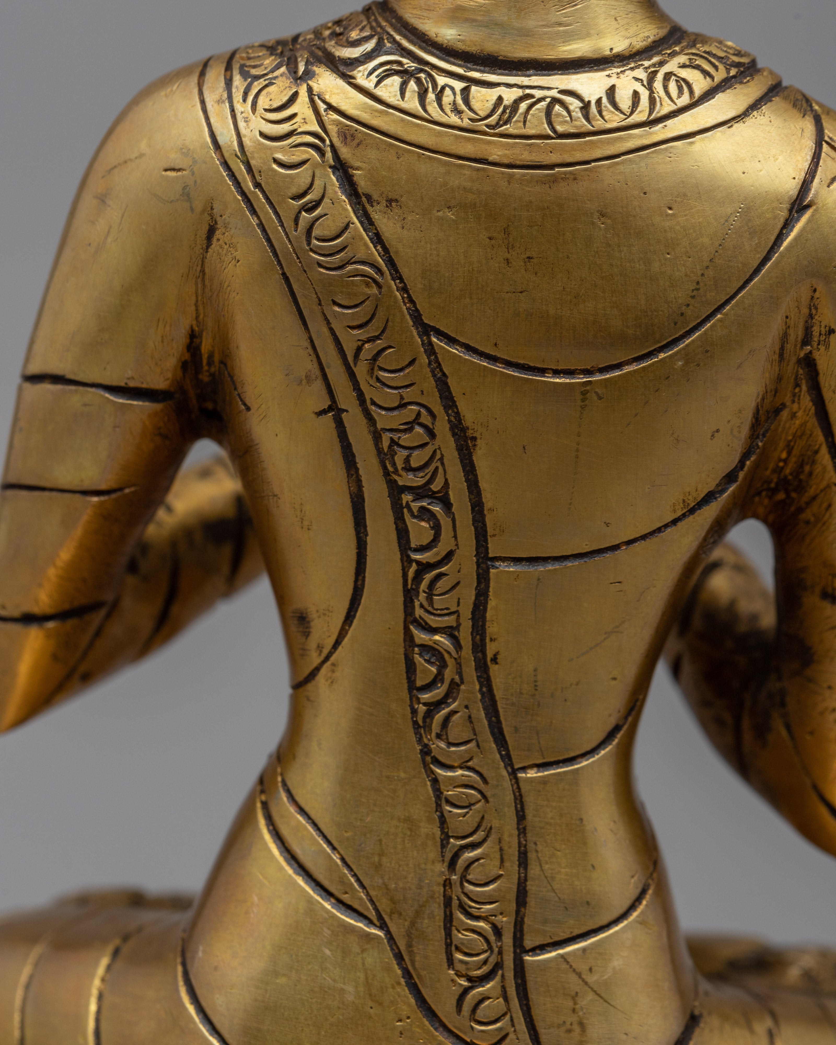 Vairocana Buddha Statue | Traditionally Made Himalayan Sculpture