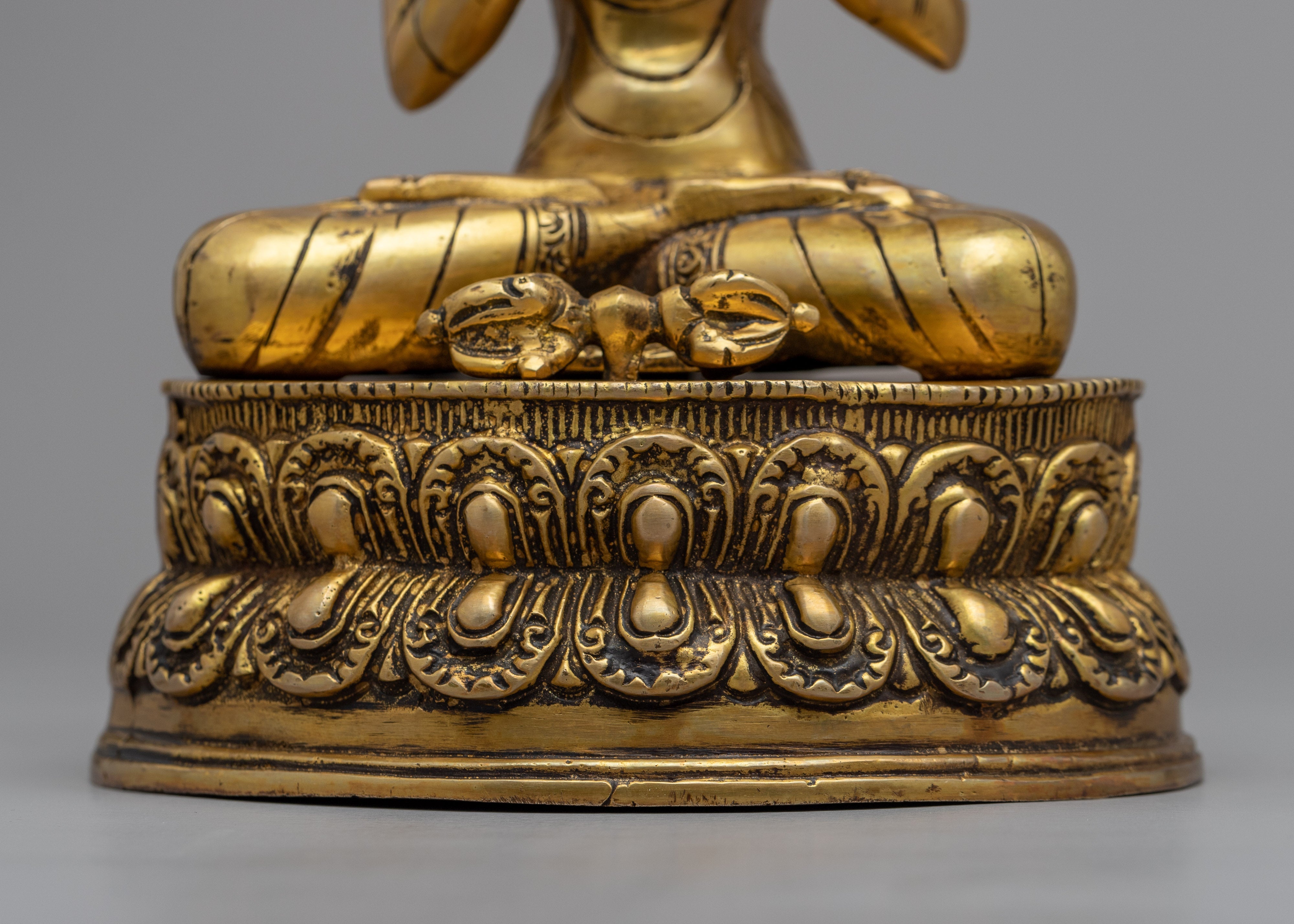 Vairocana Buddha Statue | Traditionally Made Himalayan Sculpture