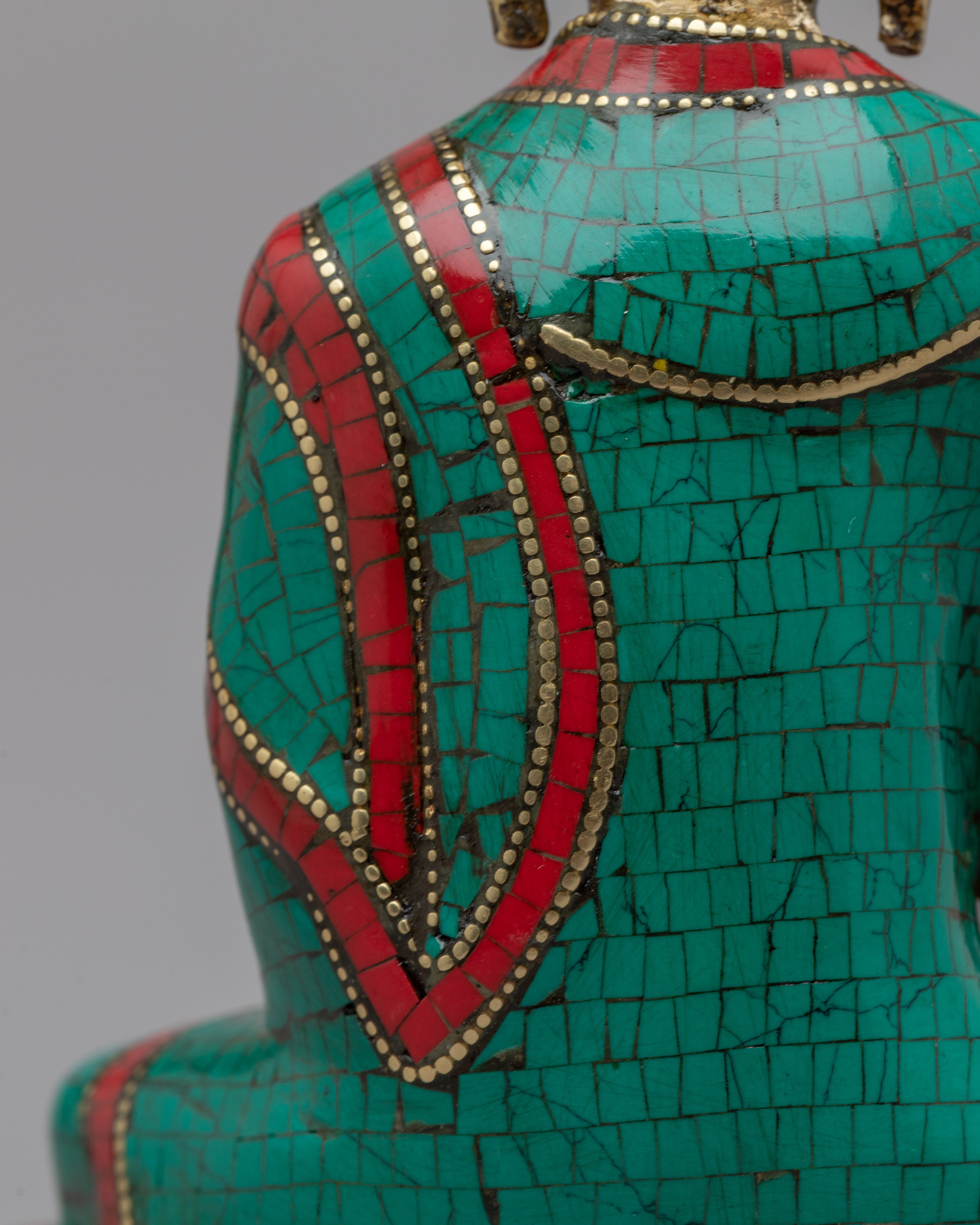 Namo Shakyamuni Buddha Mantra Practice Statue | Inspiring Figurine for Spiritual Reflection