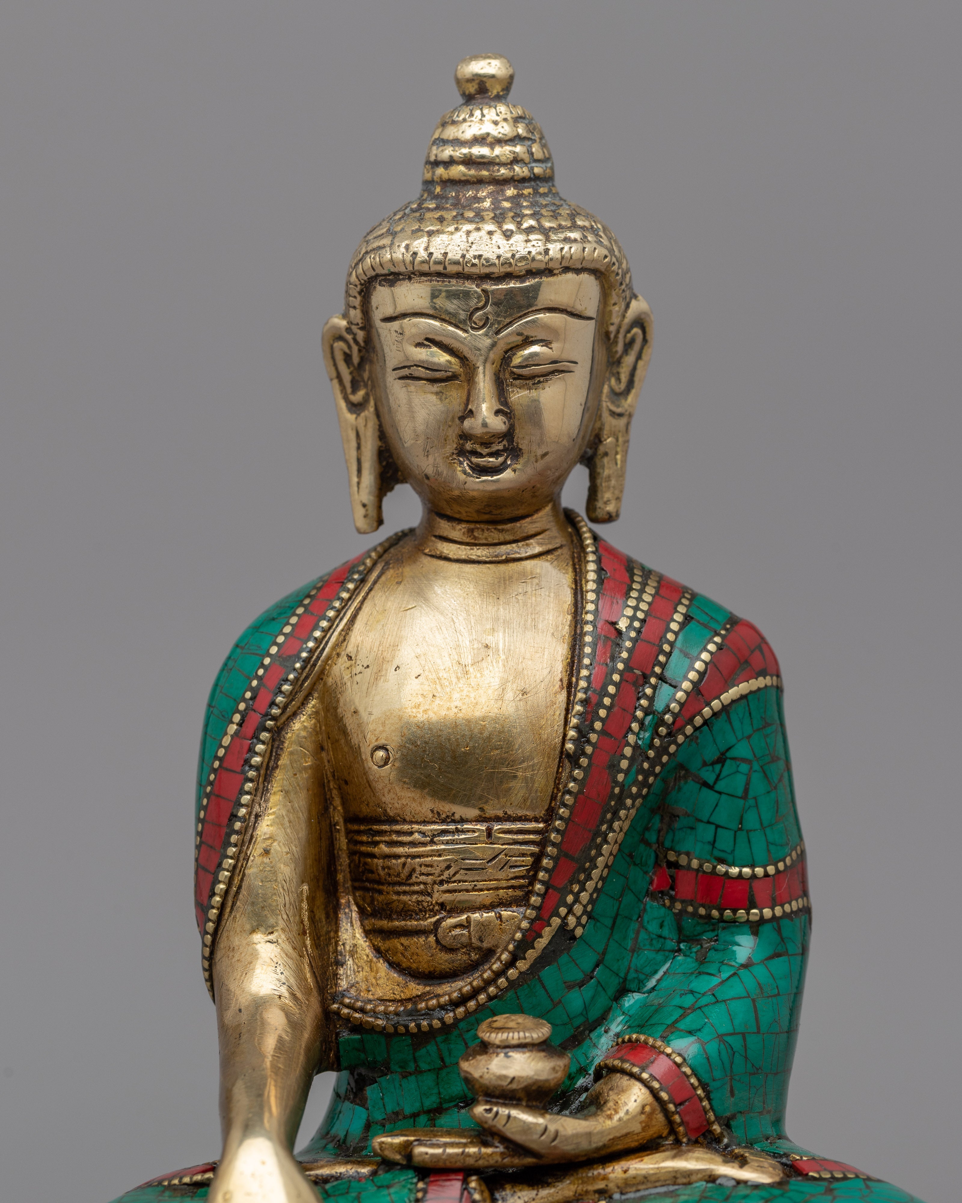 Namo Shakyamuni Buddha Mantra Practice Statue | Inspiring Figurine for Spiritual Reflection