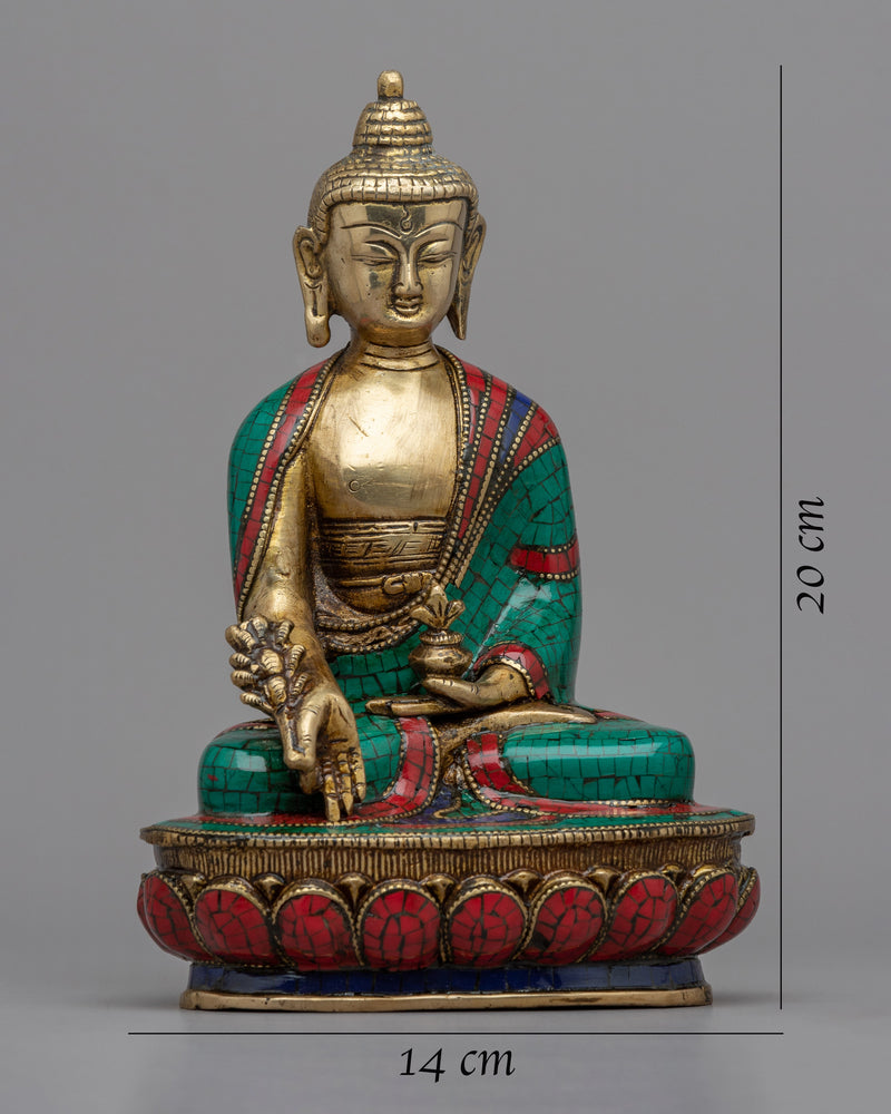 Meditating Medicine Buddh Figurine | Inner Peace and Holistic Balance
