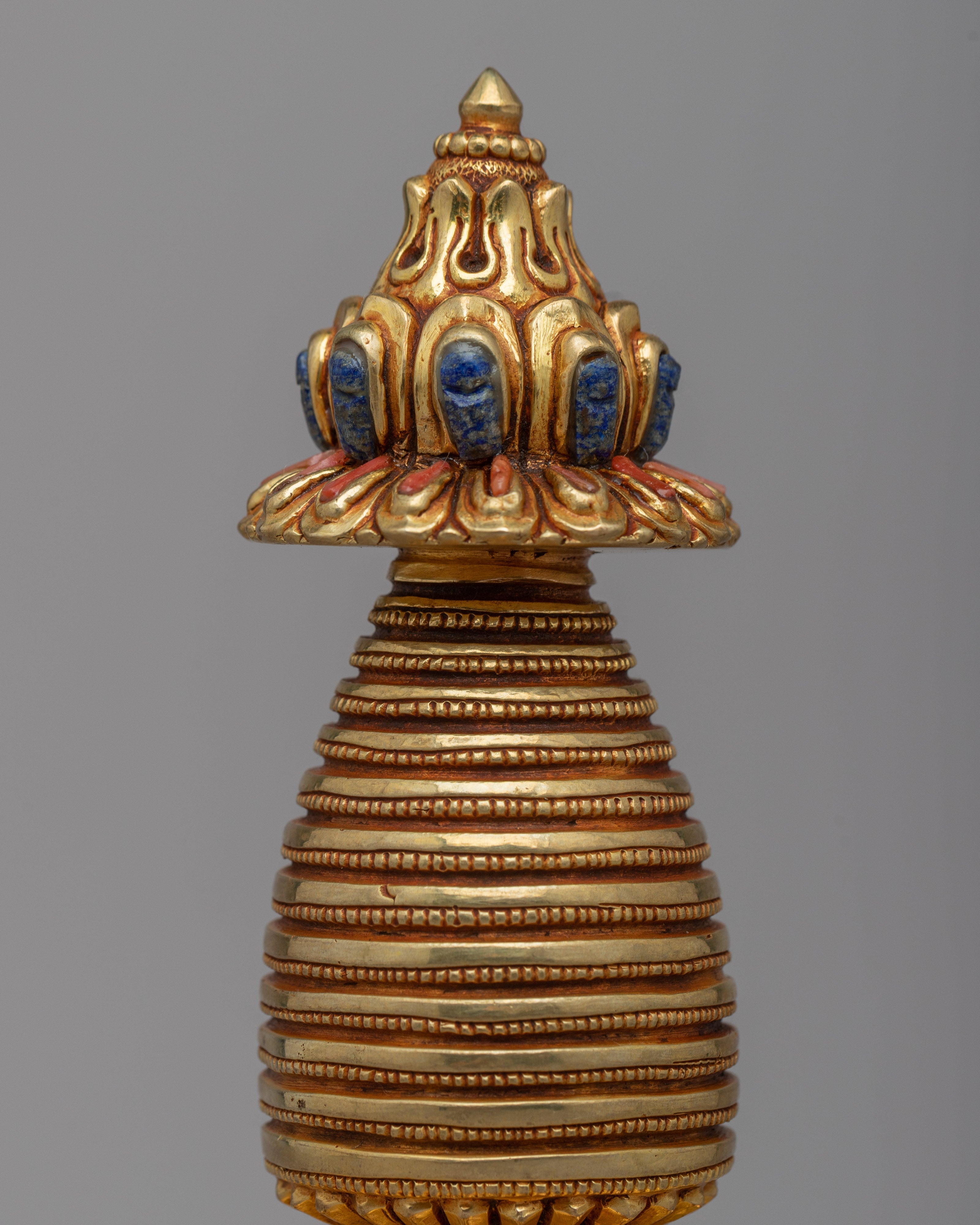 Himalayan Buddhist Stupa | 24k Gold Plating Stupa