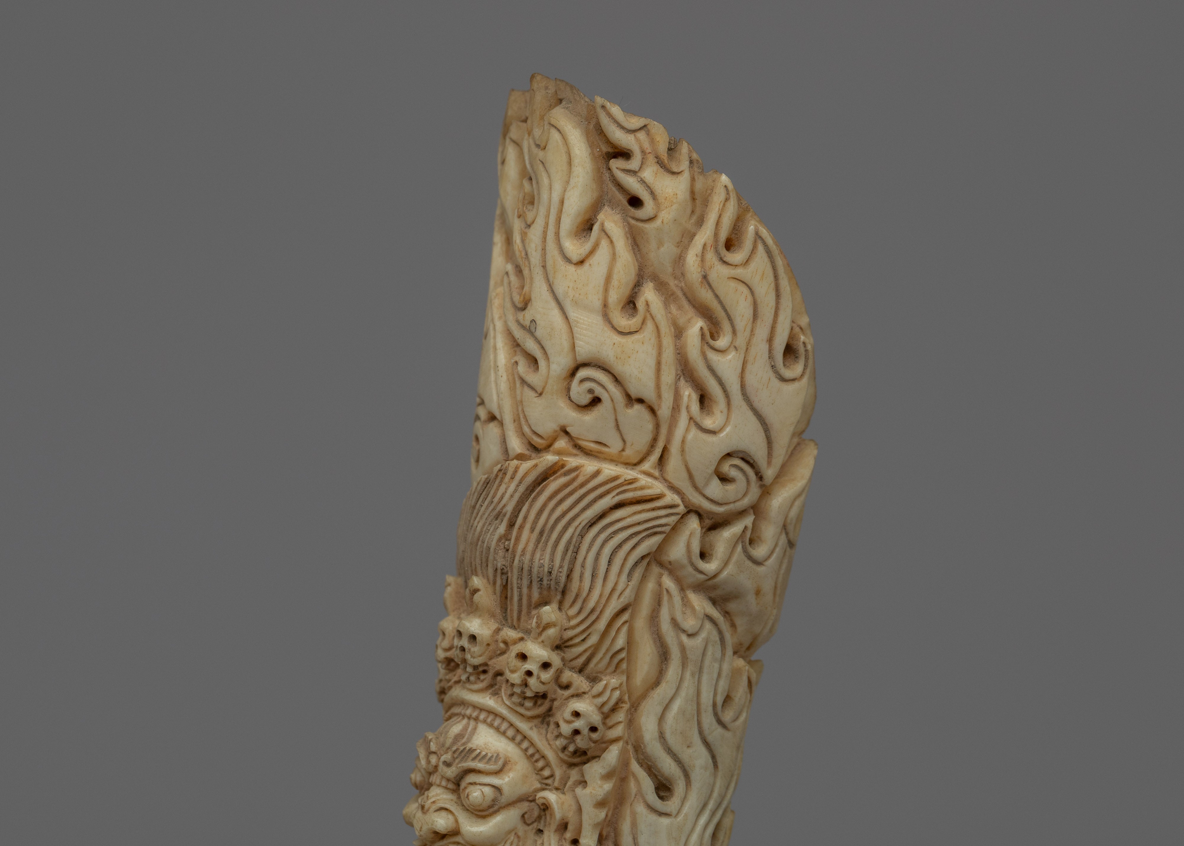 Ethically Sourced Bone Mahakala State | Protector Deity