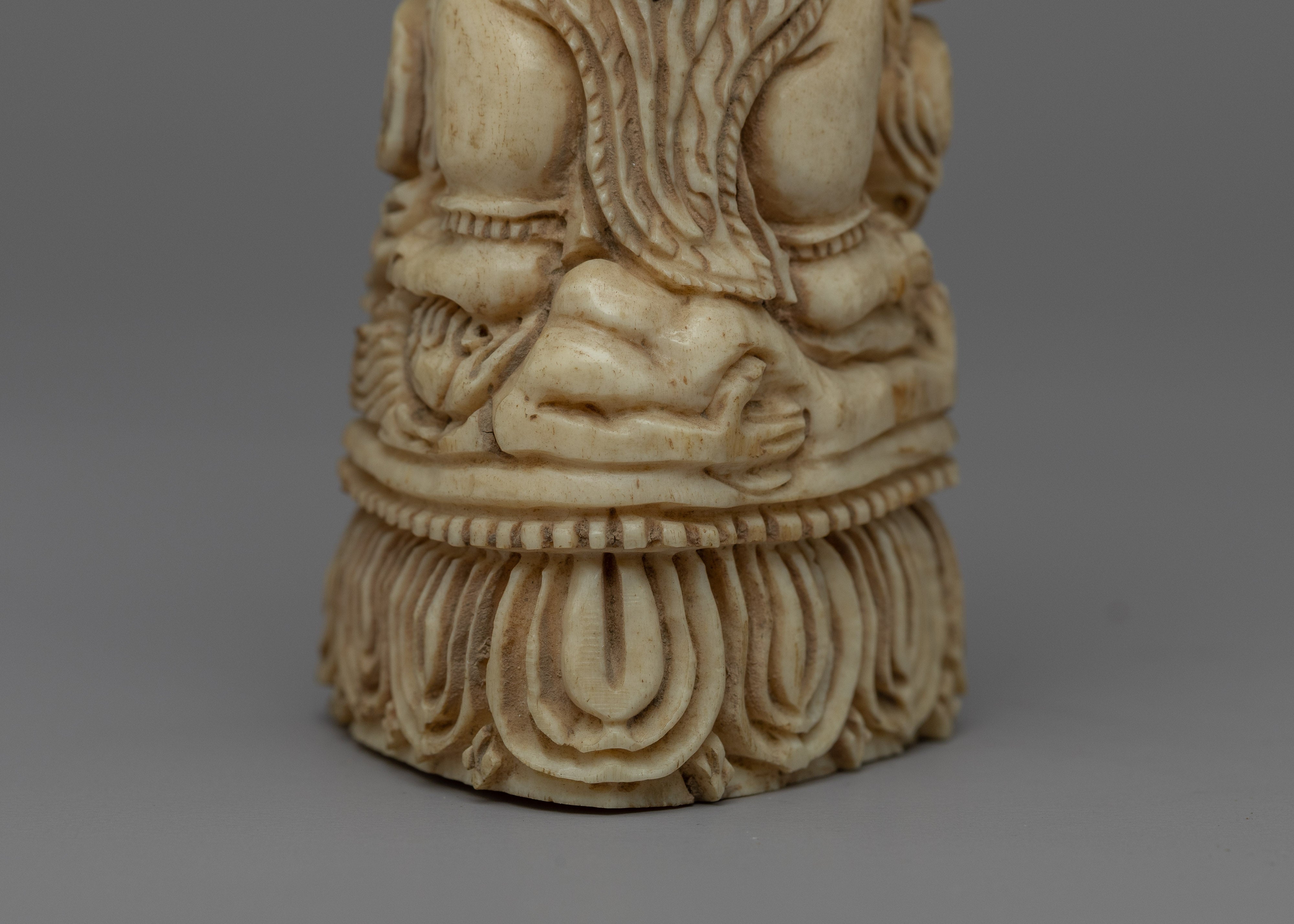 Ethically Sourced Bone Mahakala State | Protector Deity