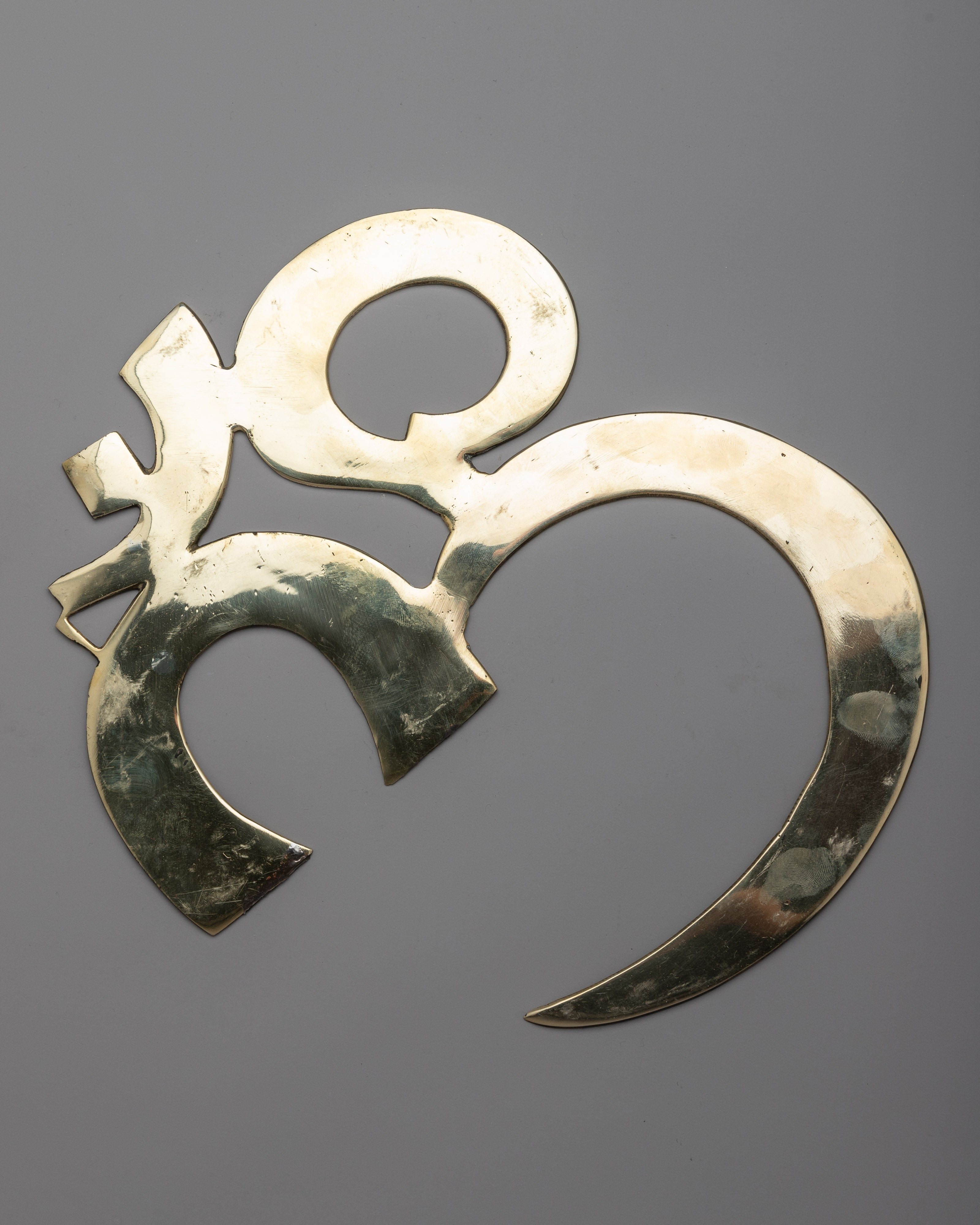 Brass Om Wall Hanging | Sacred Serenity for Harmonious Home Decor