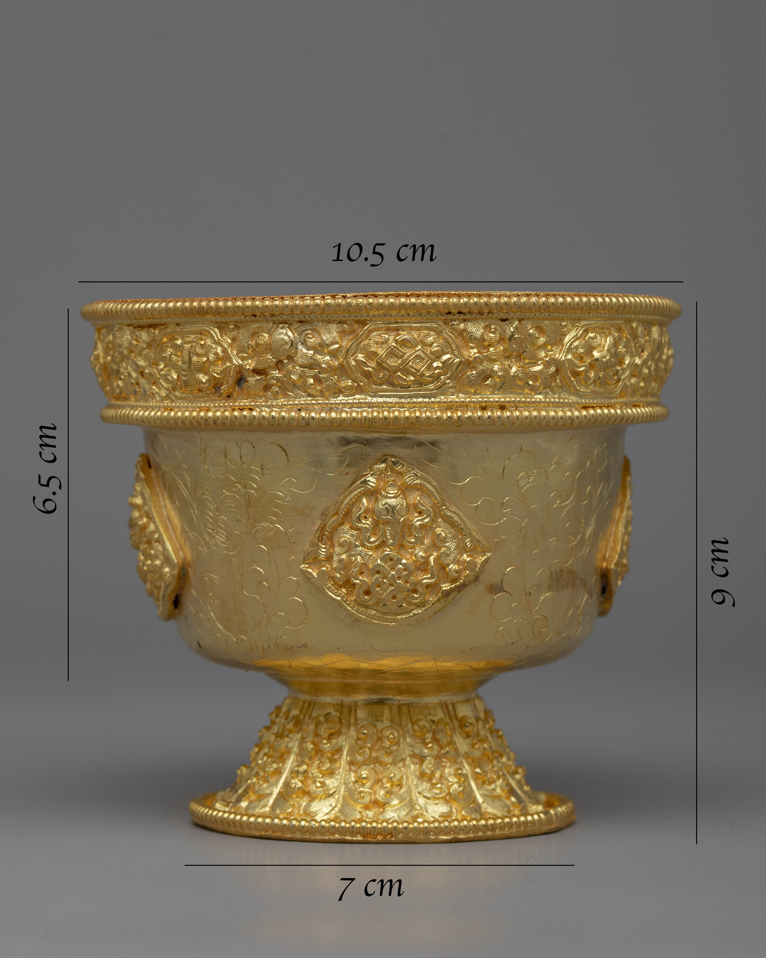 Altar Offering Bowl | Graceful Bowl for Sacred Offerings and Prayers