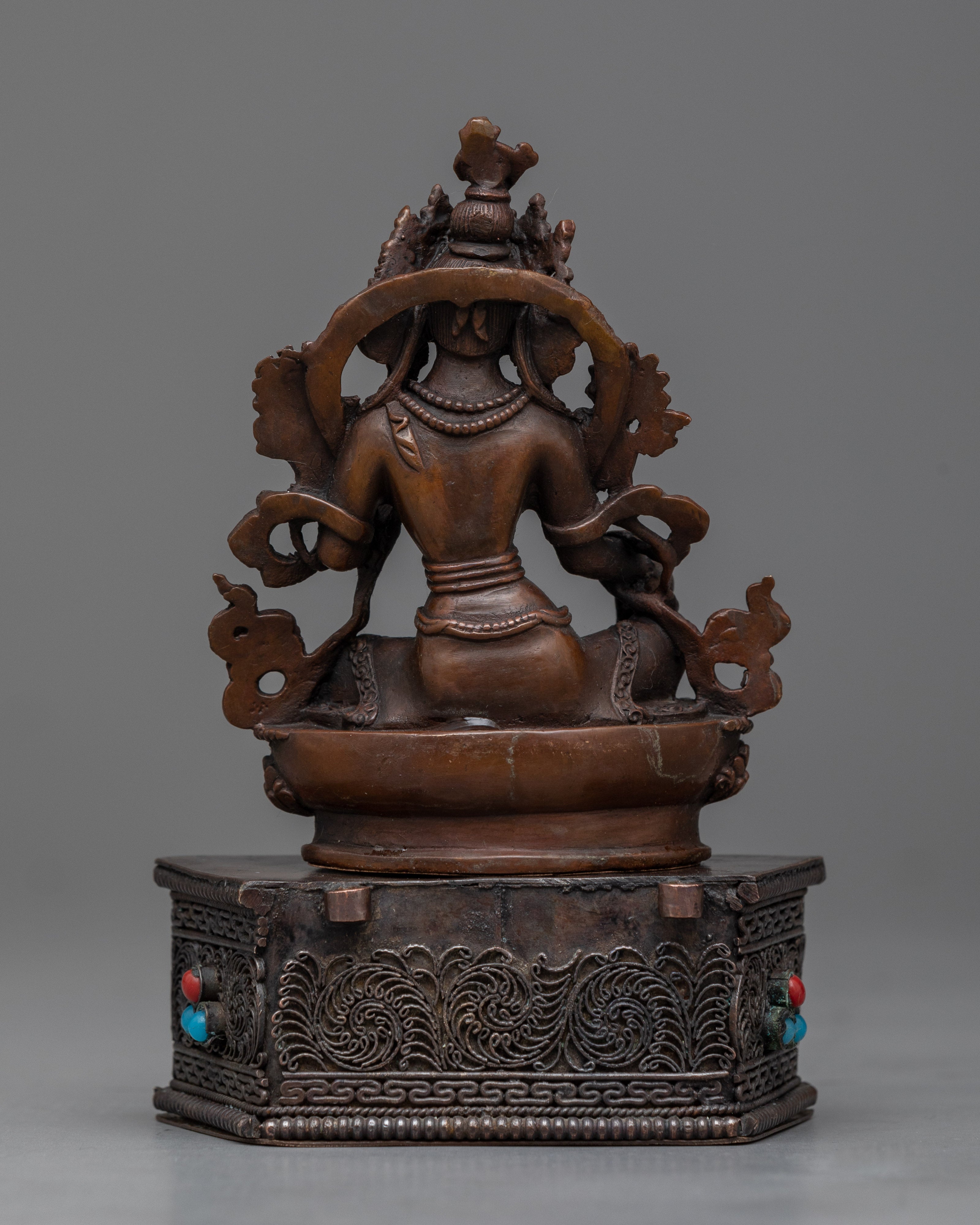 Green Tara Art | Machine Made Statue for Home Décor