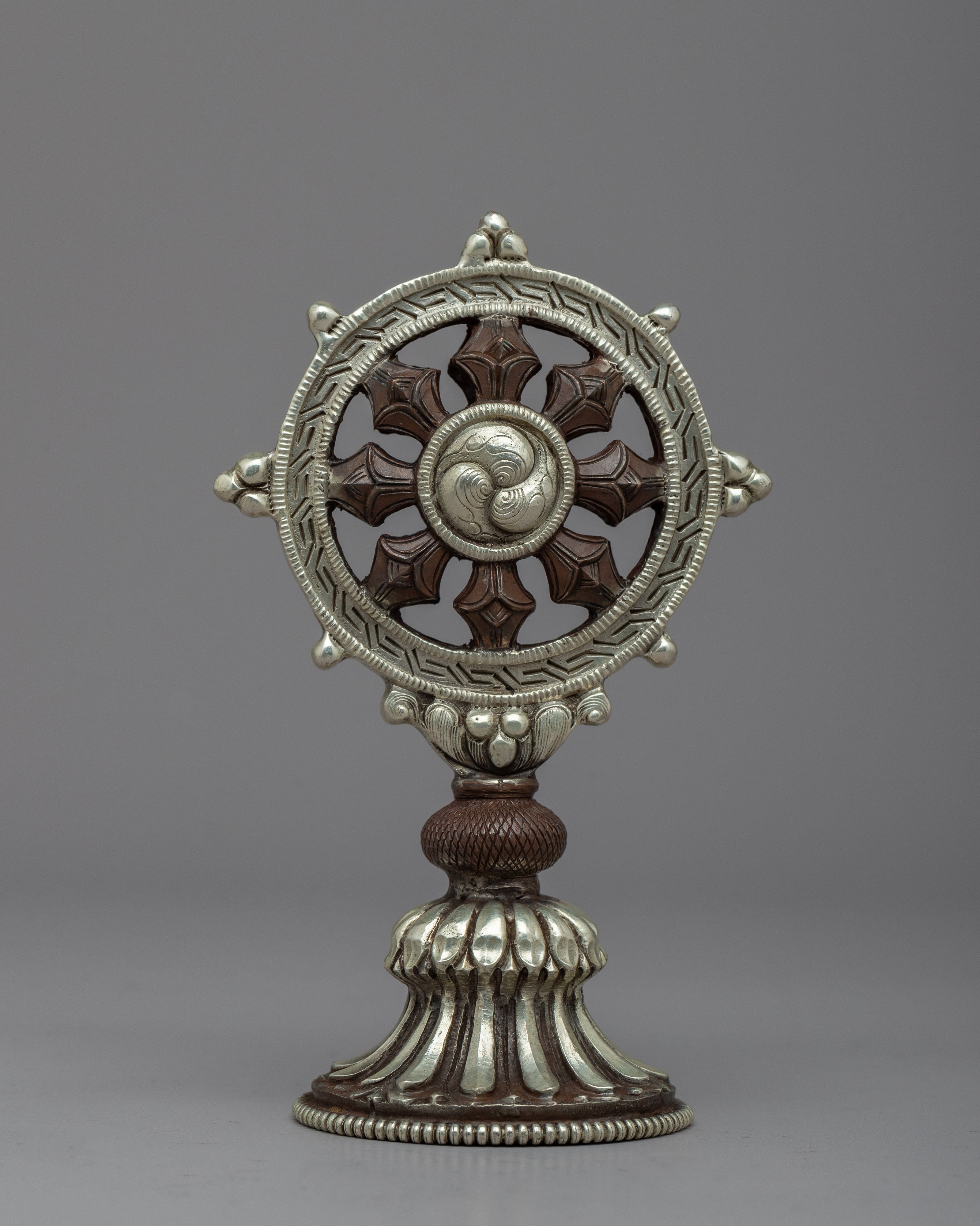 Buddhist Dharma Wheel of Wisdom | Discover Serenity with Buddhist Symbolism