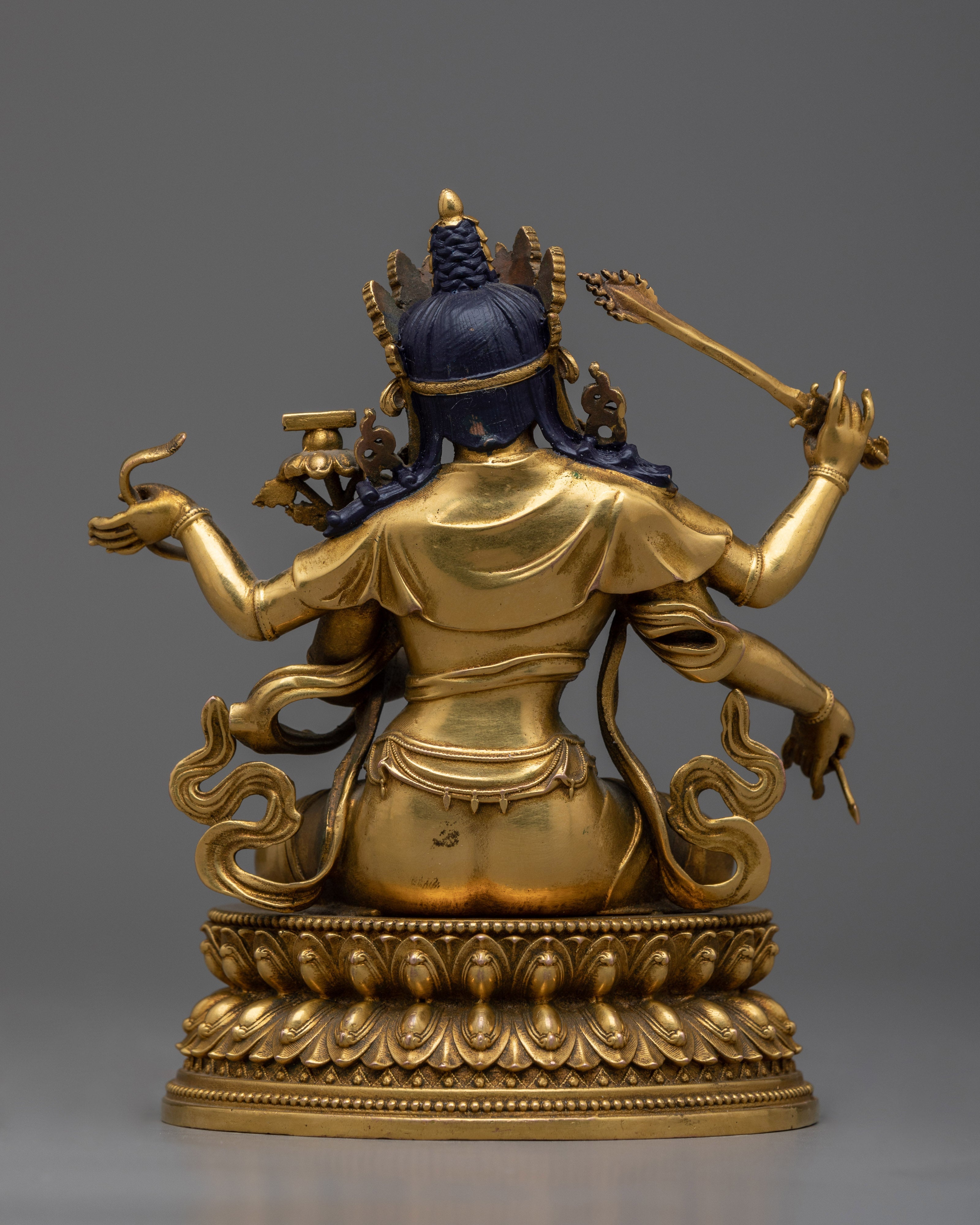 Machine Made Maha Manjushri Tibetan Statue | A Piece of Nepalese Artistry