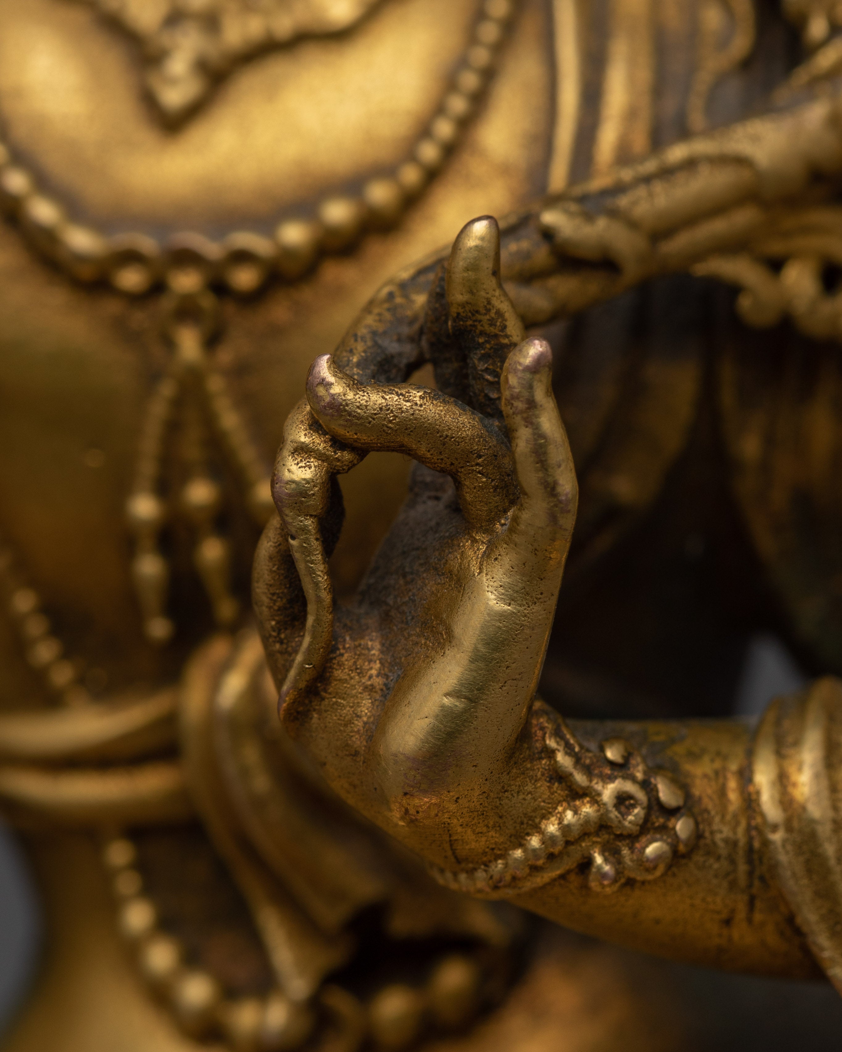 Machine Made Maha Manjushri Tibetan Statue | A Piece of Nepalese Artistry