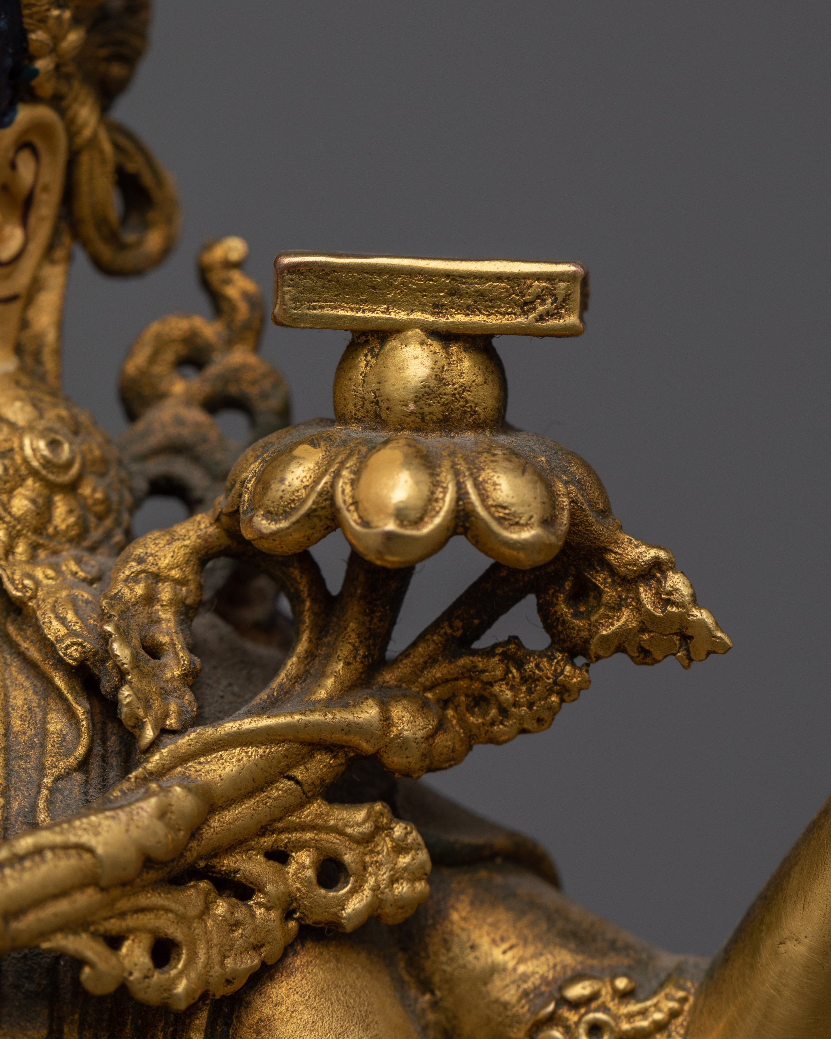 Machine Made Maha Manjushri Tibetan Statue | A Piece of Nepalese Artistry