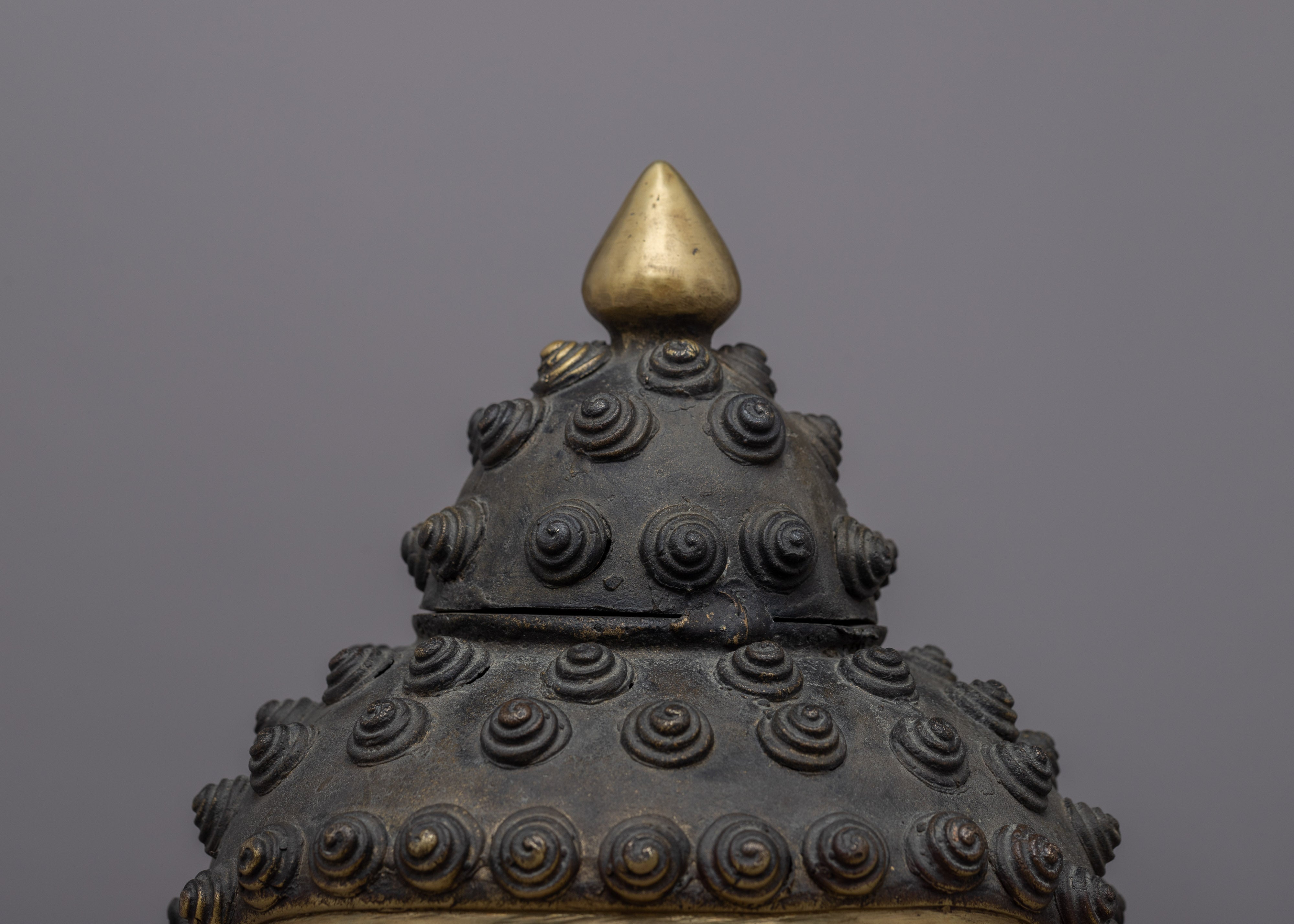 Antique Copper Buddha Head | Himalayan Art Work