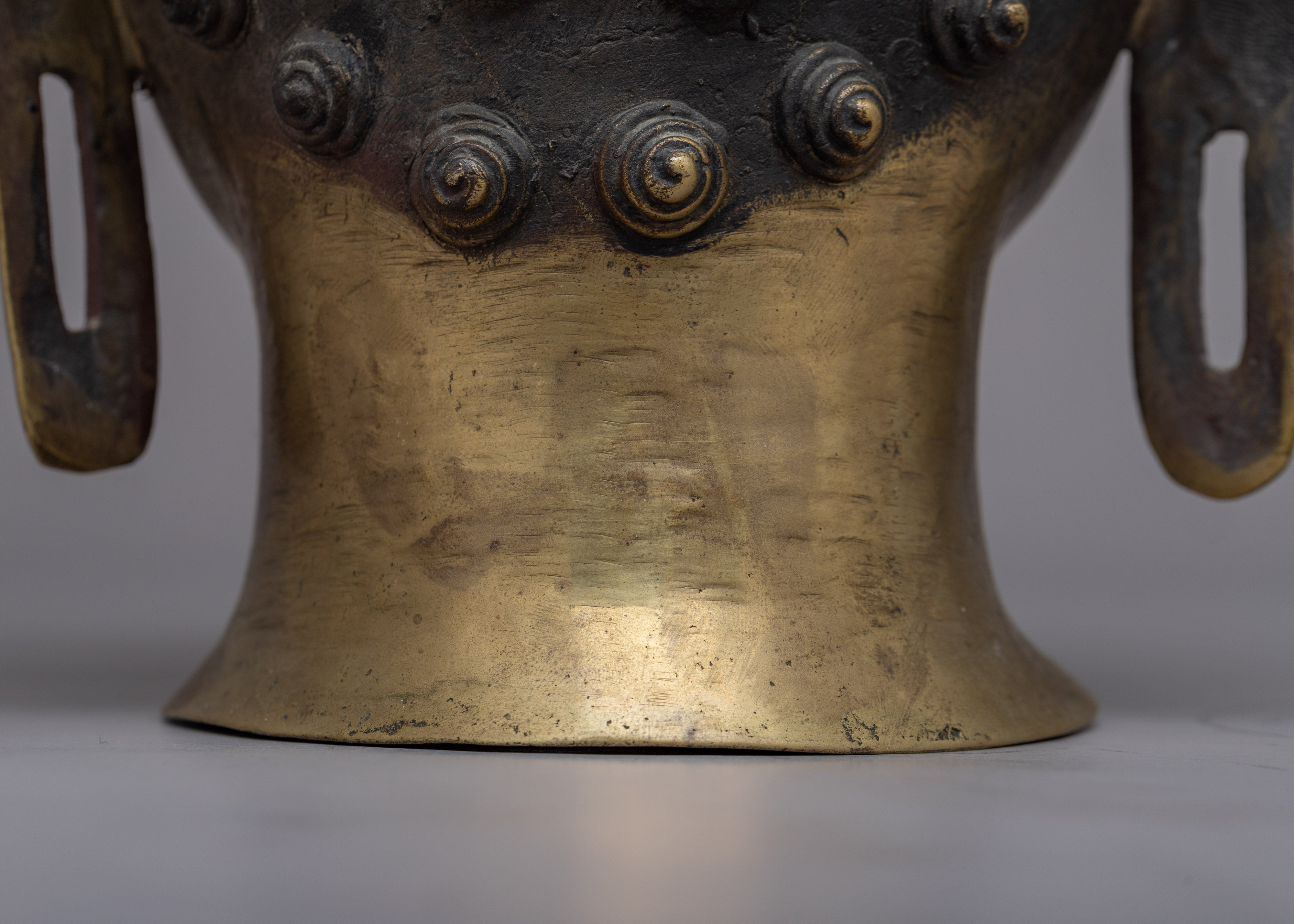 Antique Copper Buddha Head | Himalayan Art Work